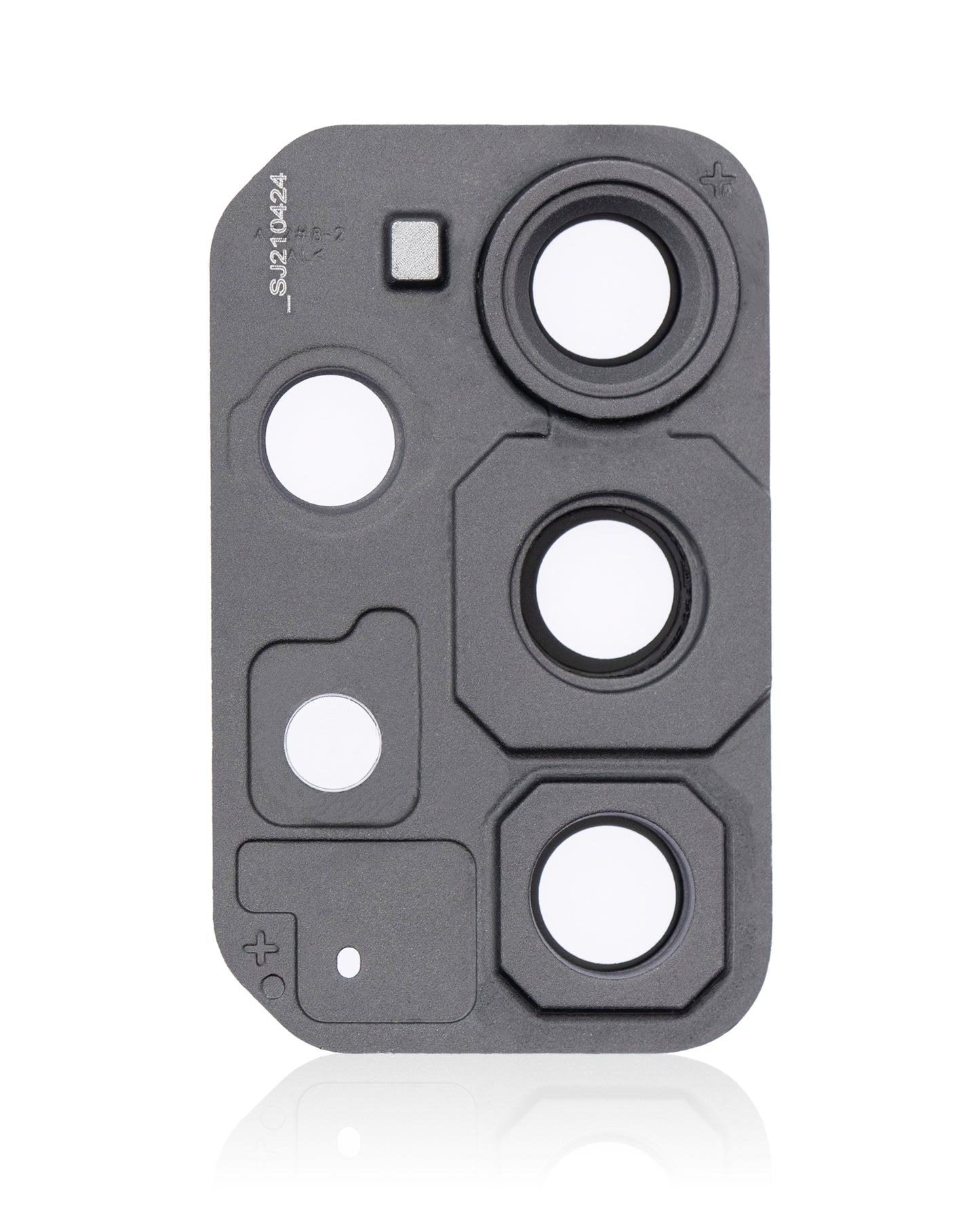 Back Camera Lens With Cover Bezel Ring For Samsung Galaxy A72 (A725 / 2021) (Awesome Black)