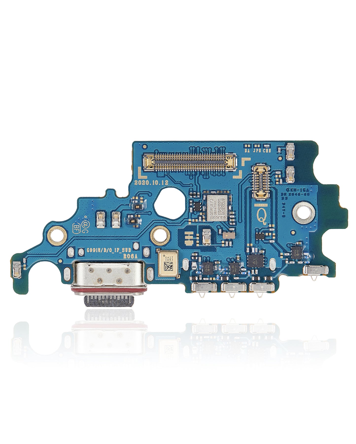 Charging Port Board With Sim Card Reader For Samsung Galaxy S21 5G (G9910) (Asia Version) (Premium)