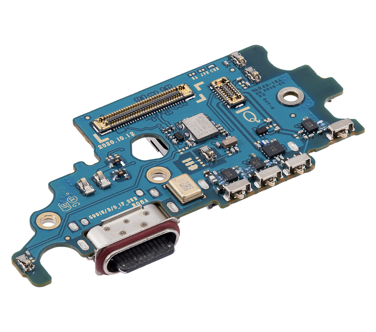 Charging Port Board With Sim Card Reader For Samsung Galaxy S21 5G (G9910) (Asia Version) (Premium)
