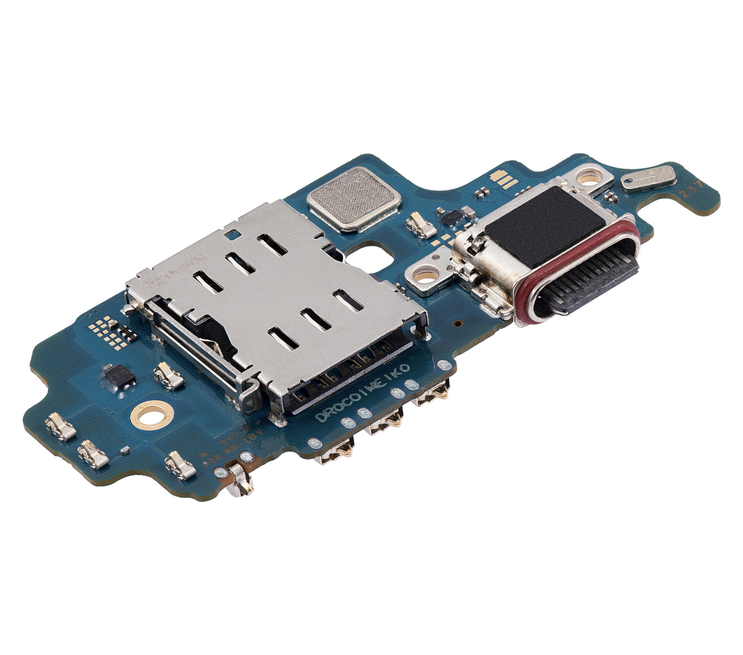 Charging Port Board With Sim Card Reader For Samsung Galaxy S21 Ultra 5G (G9980) (Asia Version) (Premium)