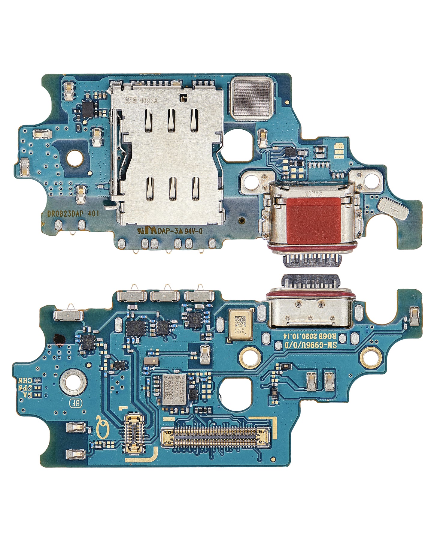 Charging Port Board With Sim Card Reader For Samsung Galaxy S21 Plus 5G (G9960) (Asia Version) (Premium)