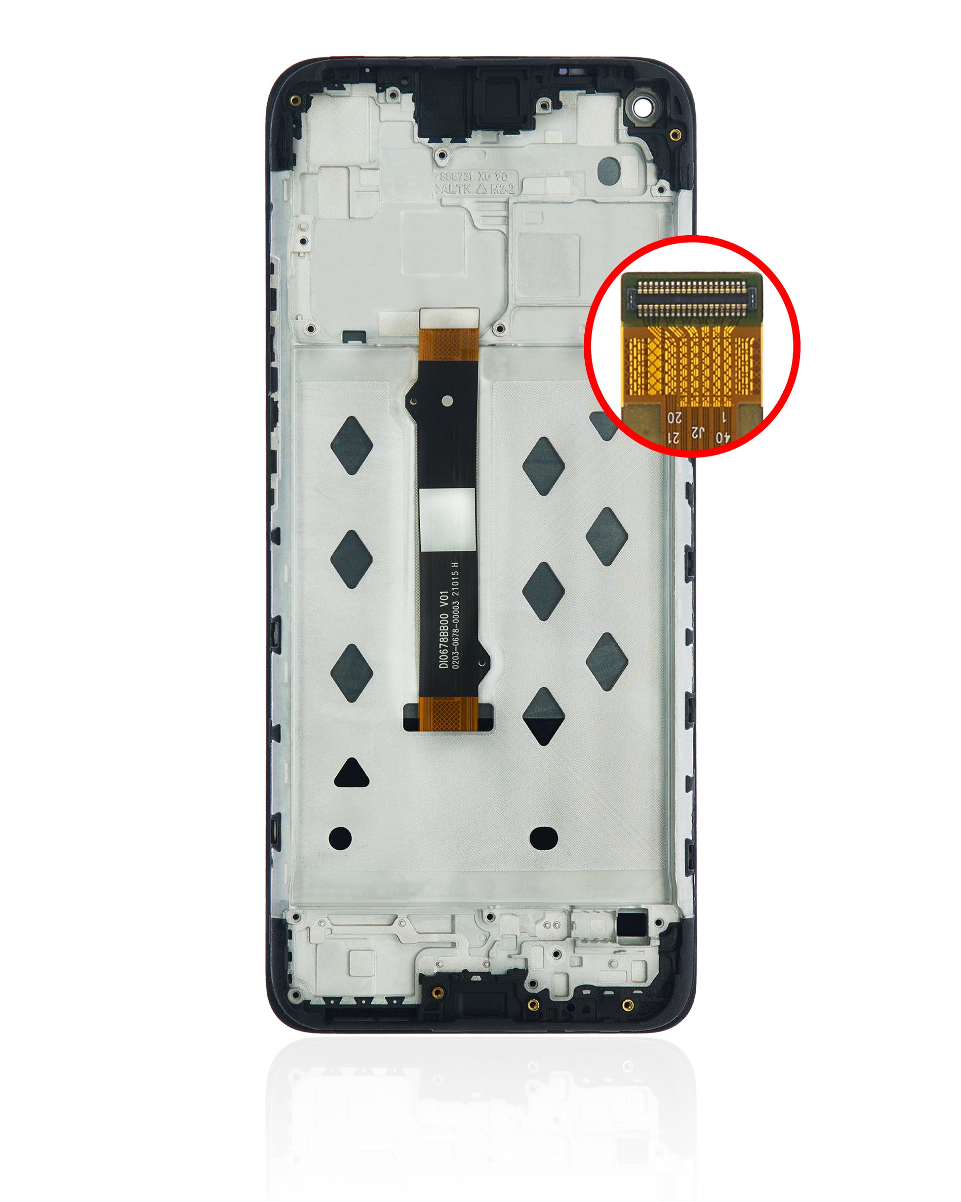 LCD Assembly With Frame For Motorola Moto G9 Power (XT2091 / 2020) (Refurbished) (All Colors) replacement part for compatible Motorola phone, SKU 107082087802, product image 8