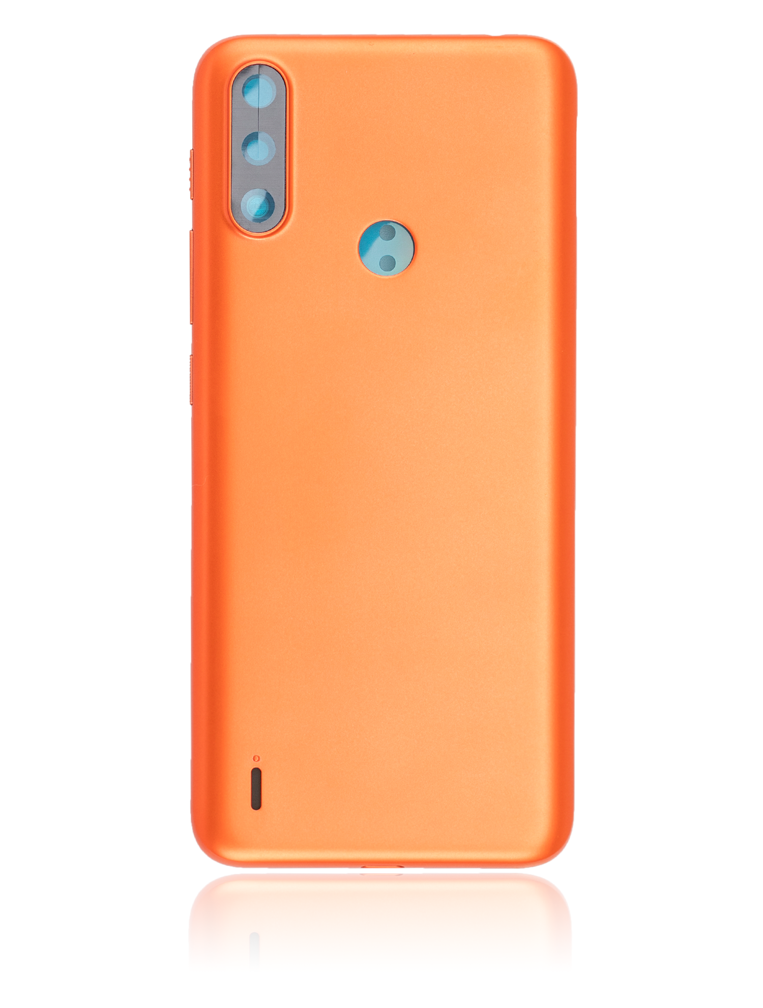 Back cover Glass For Motorola Moto E7 Power (XT2097-6 / 2021) (Coral Red) - image 2