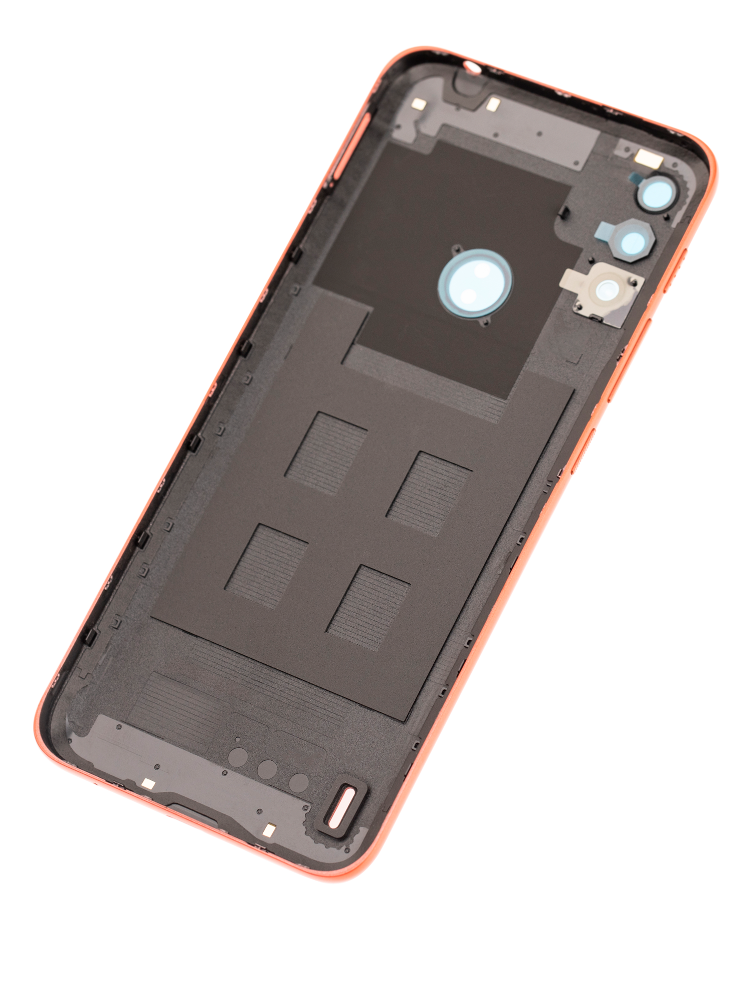 Back cover Glass For Motorola Moto E7 Power (XT2097-6 / 2021) (Coral Red) - image 5