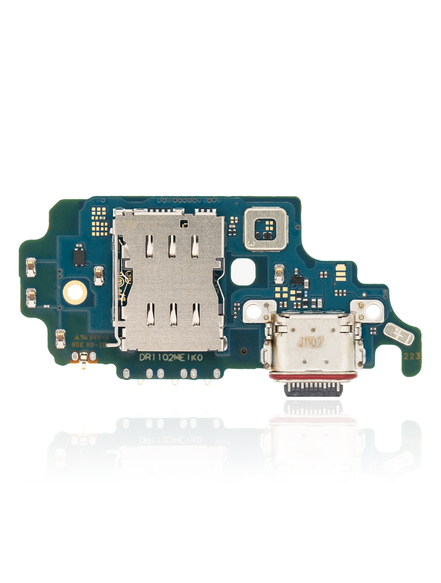 Charging Port Board With Sim Card Reader For Samsung Galaxy S21 Ultra 5G (G998U) (US Version) (Premium)