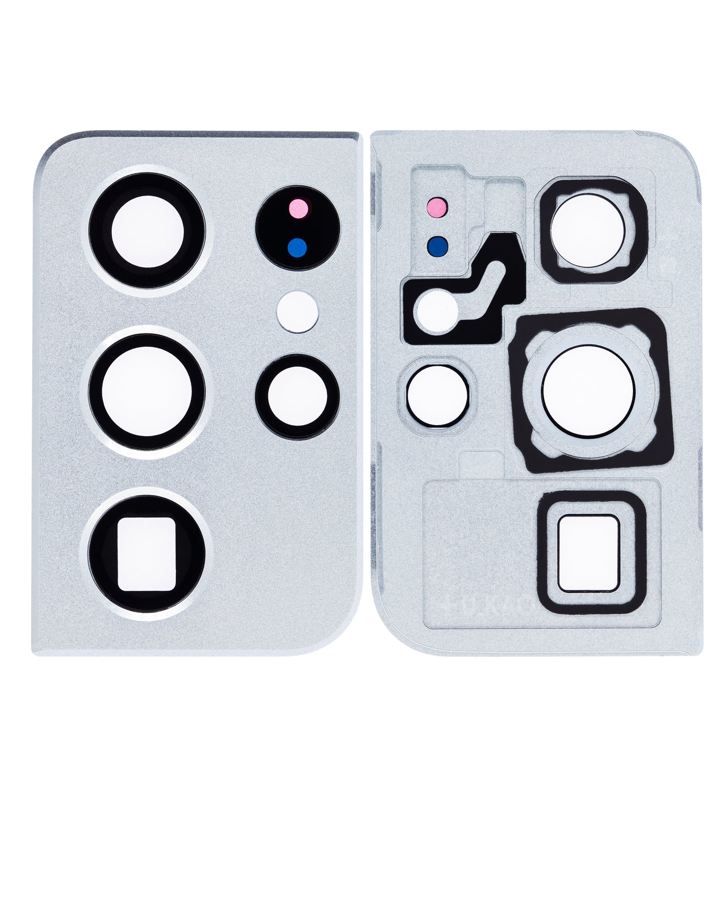 Back Camera Lens With Cover Bezel Ring For Samsung Galaxy S21 Ultra (Phantom Silver)