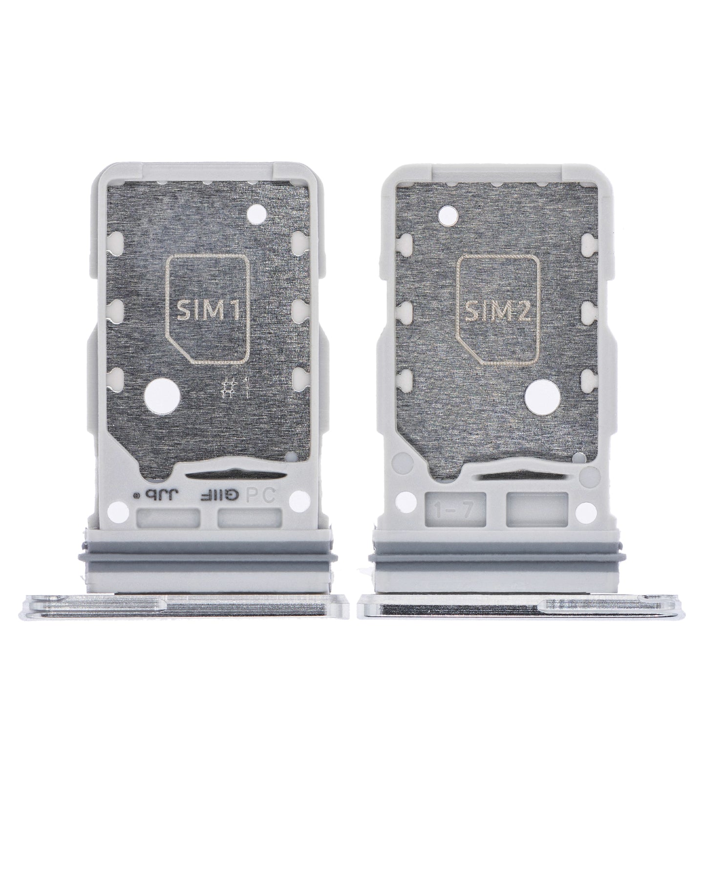 Dual Sim Card Tray For Samsung Galaxy S21 Ultra (Phantom Silver)