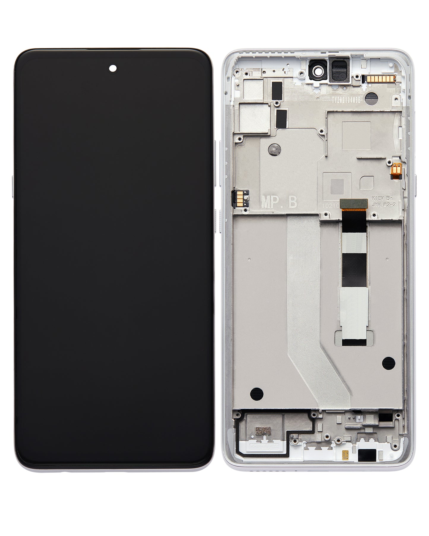 LCD Assembly With Frame For Motorola Moto G 5G (XT2113-3 / 2020) (Refurbished) (Frosted Silver) replacement part for compatible Motorola phone, SKU 107082088602, product image 7