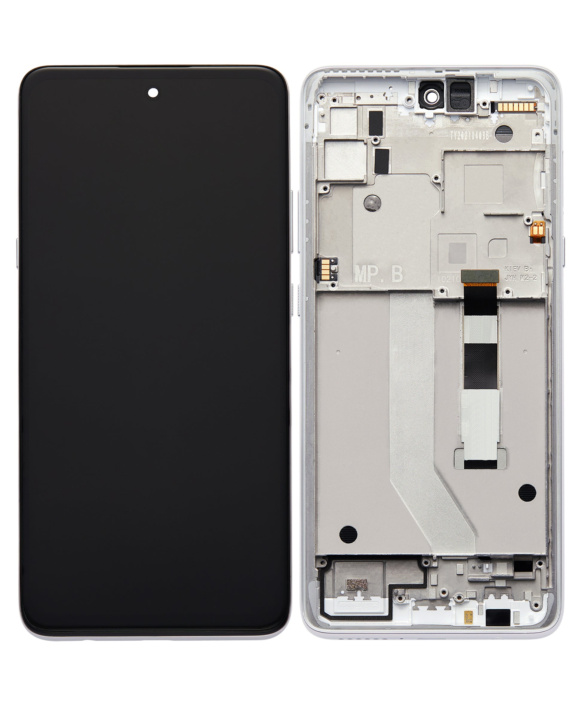 LCD Assembly With Frame For Motorola Moto G 5G (XT2113-3 / 2020) (Refurbished) (Frosted Silver) replacement part for compatible Motorola phone, SKU 107082088602, product image 7