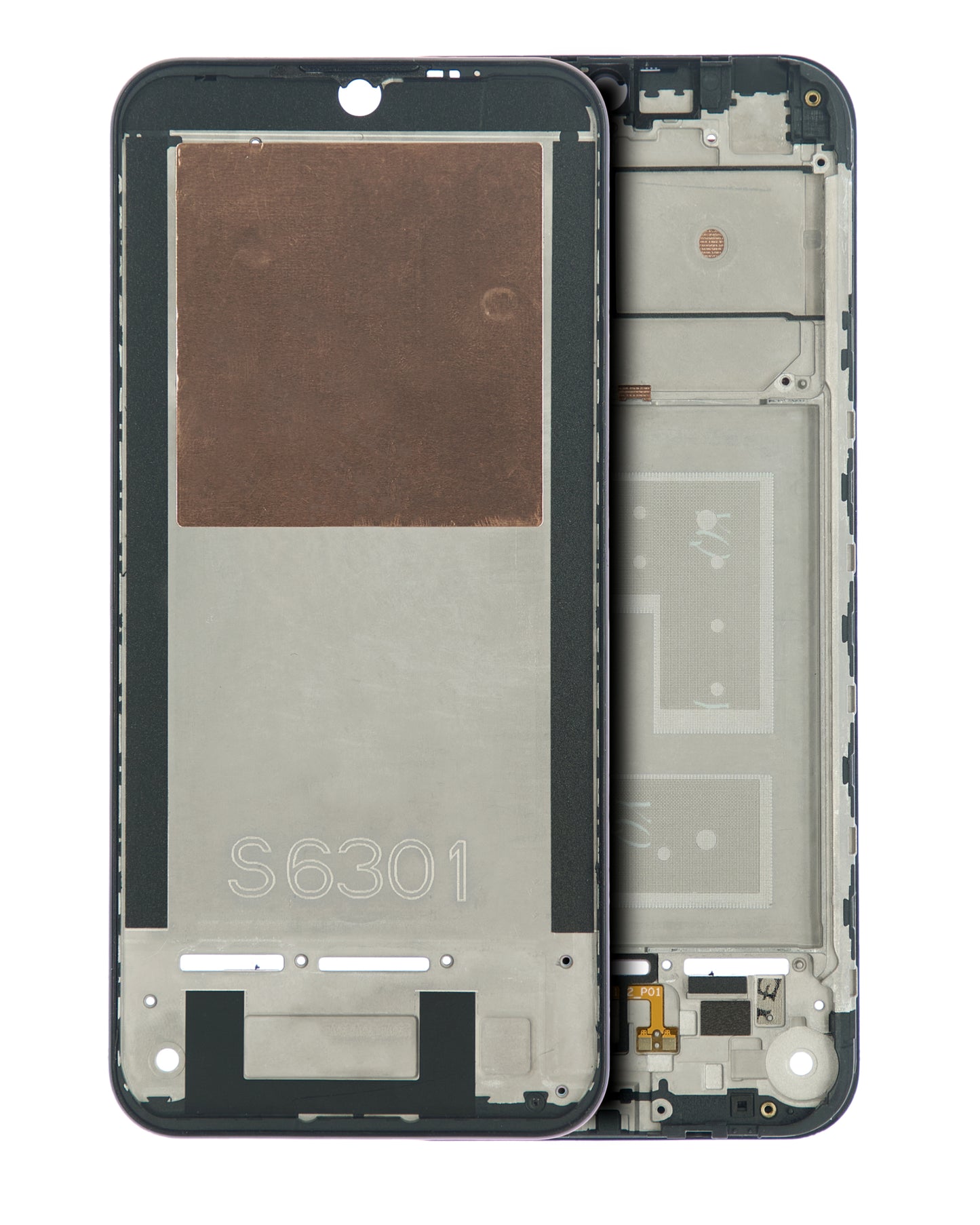 LCD-Frame For Motorola Moto E6i (XT2053-5 / 2021) - image 1