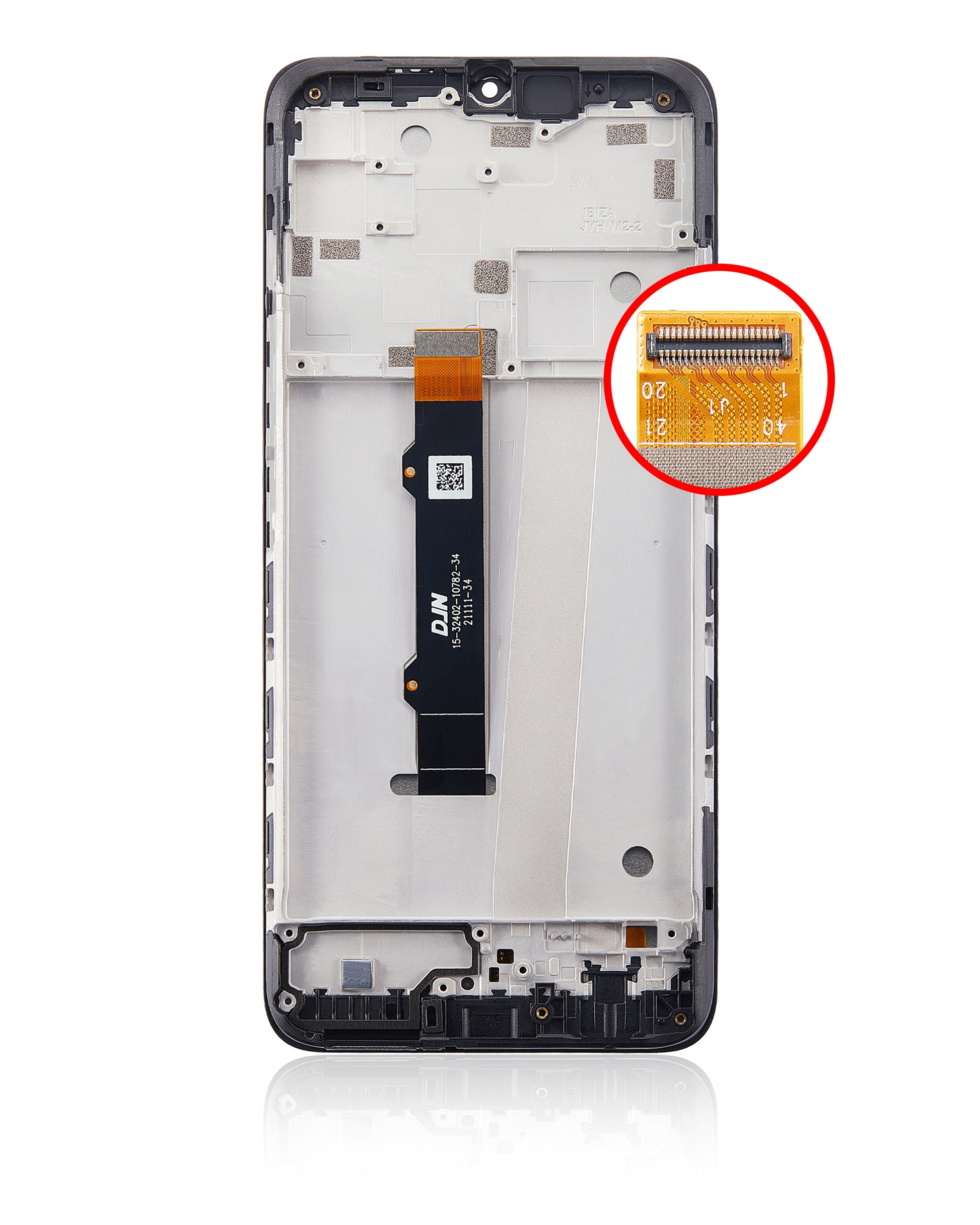 LCD Assembly With Frame For Motorola Moto G50 (XT2137 / 2021) (Refurbished) (All Colors) replacement part for compatible Motorola phone, SKU 107082089304, product image 8