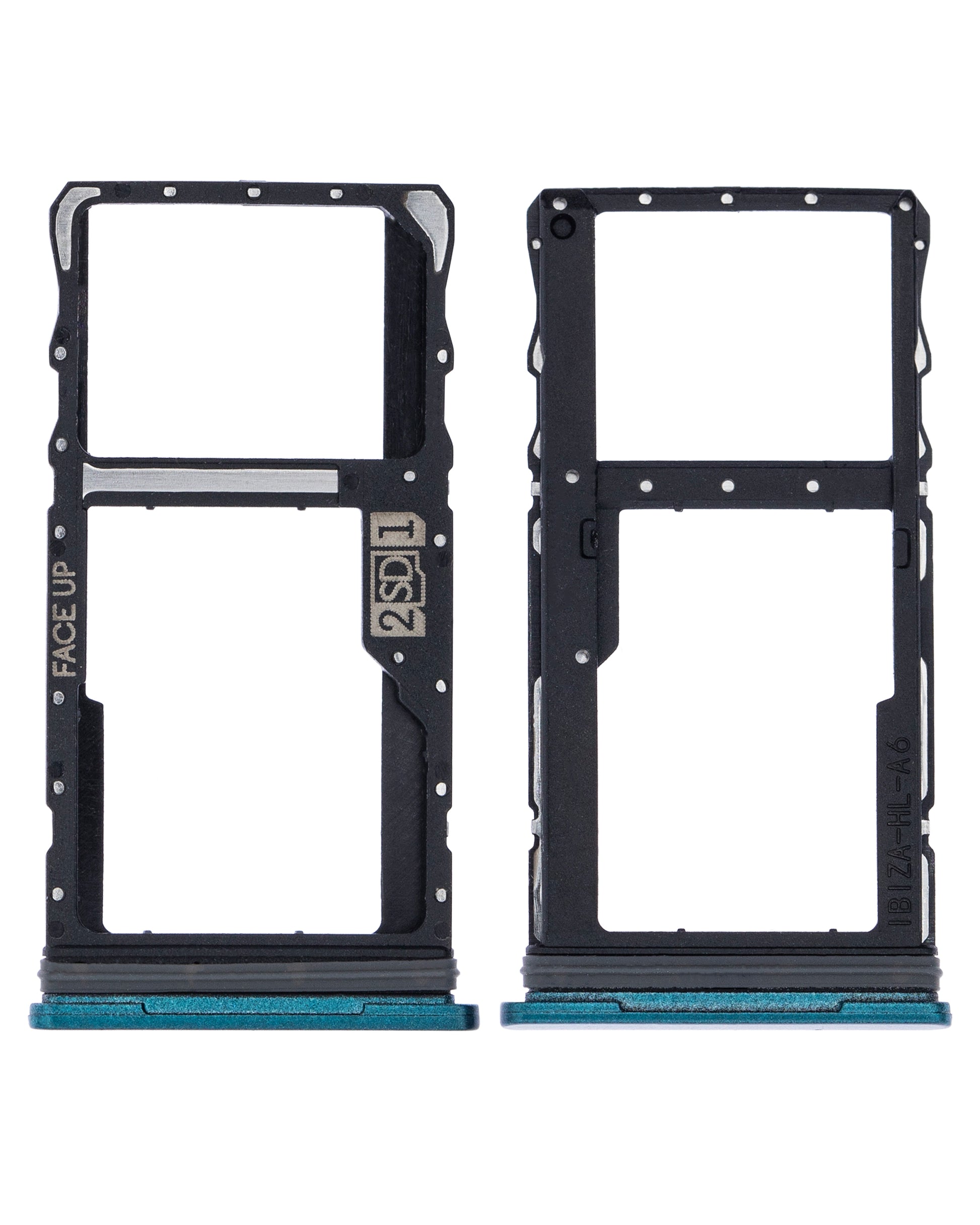 Dual Sim Card Tray For Motorola Moto G50 (XT2137 / 2021) (Aqua Green) replacement part for compatible Motorola phone, SKU 107082089327, product image 2