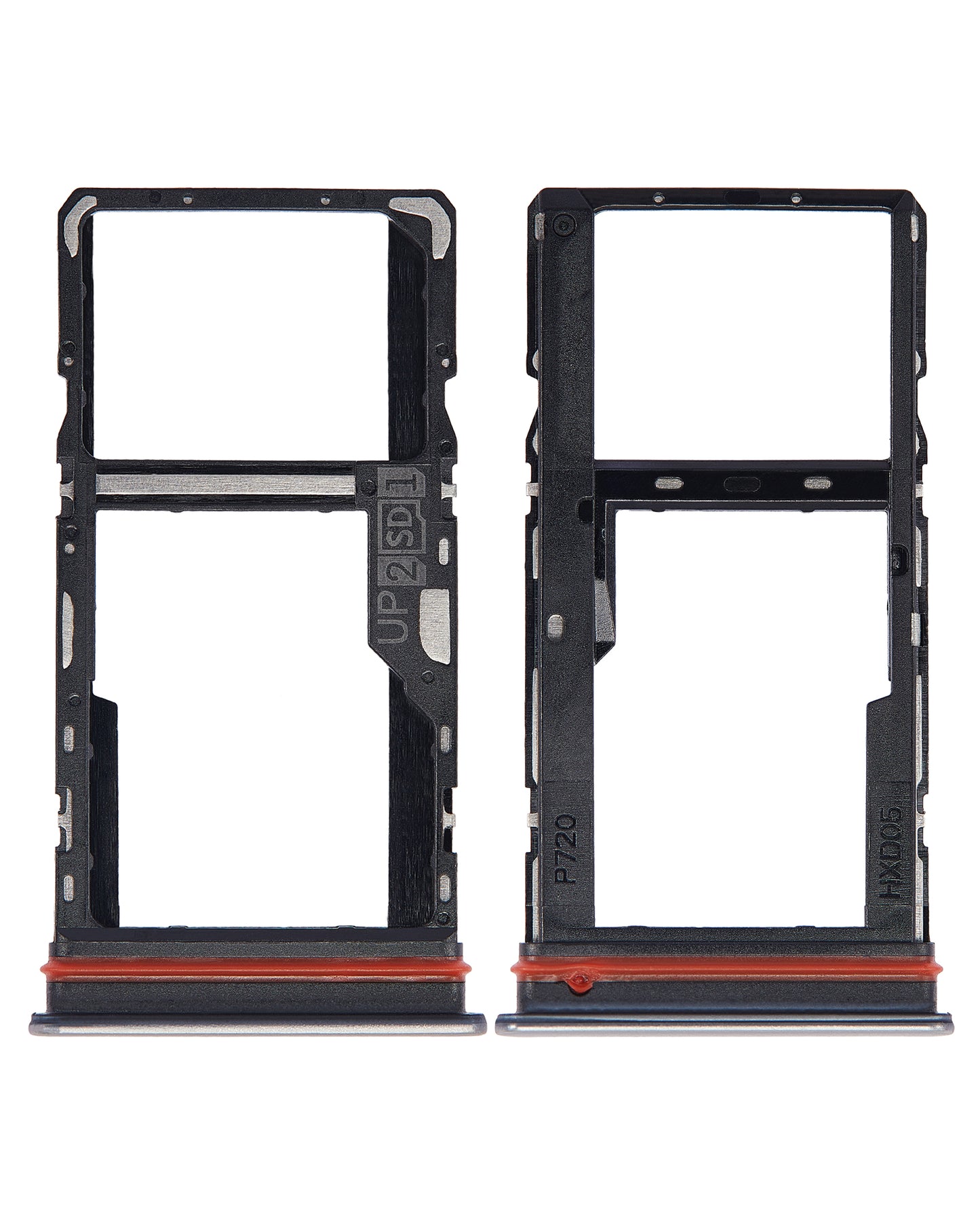 Single Sim Card Tray For Motorola Moto G51 5G (XT2171 / 2021) (Bright Silver) replacement part SKU 107082089423 image 2