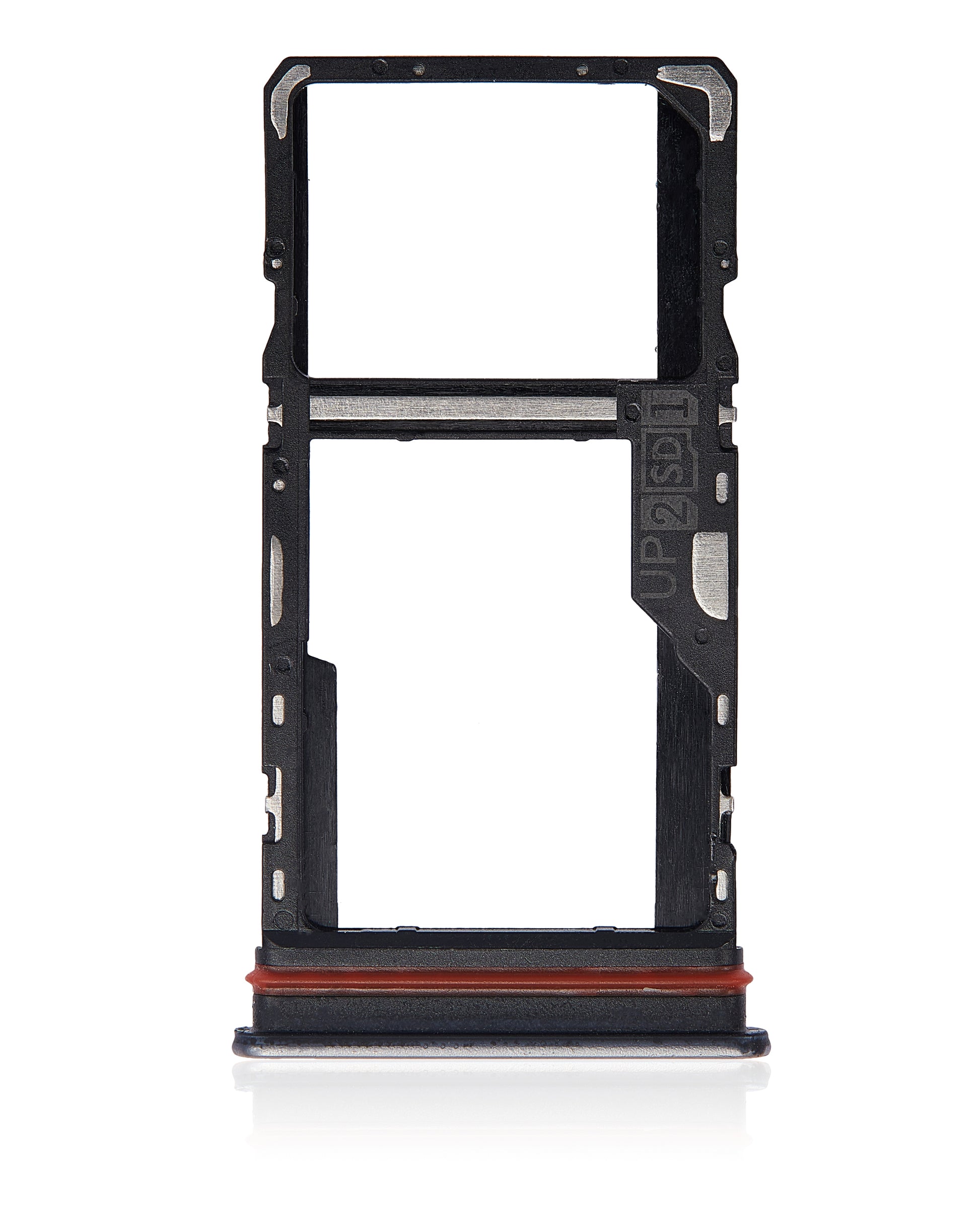 Dual Sim Card Tray For Motorola Moto G51 5G (XT2171 / 2021) (Bright Silver) replacement part SKU 107082089425 image 3