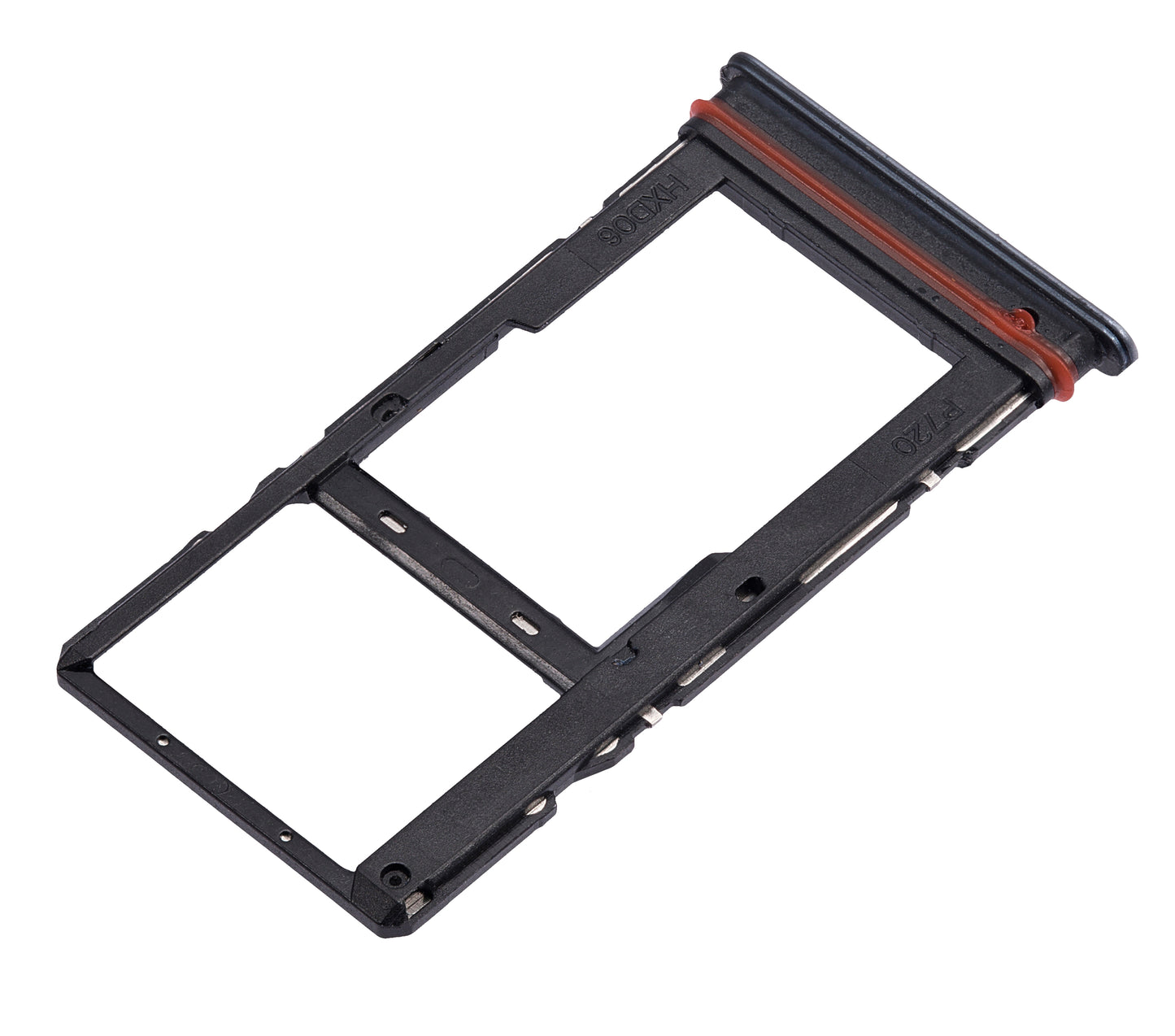 Dual Sim Card Tray For Motorola Moto G51 5G (XT2171 / 2021) (Bright Silver) replacement part SKU 107082089425 image 4