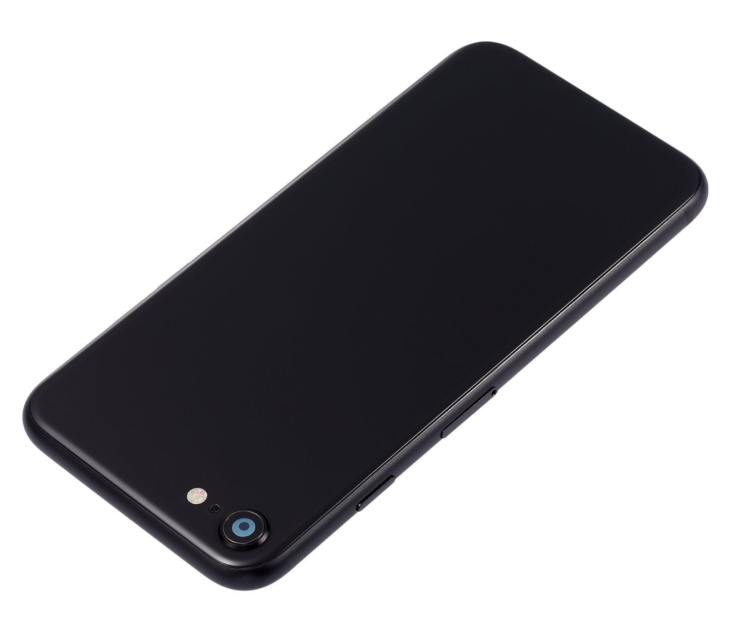 Back Housing W/ Small Components Pre-Installed For iPhone SE (2020) (No Logo) (Aftermarket Plus) (Black)