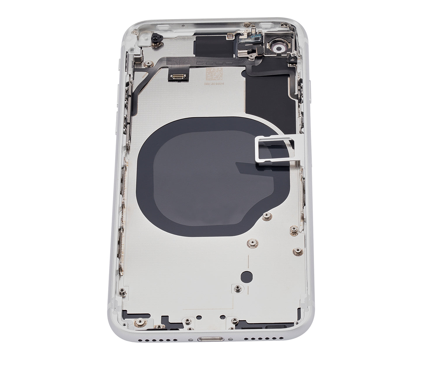 Back Housing W/ Small Components Pre-Installed For iPhone SE (2020) (No Logo) (Aftermarket Plus) (White)