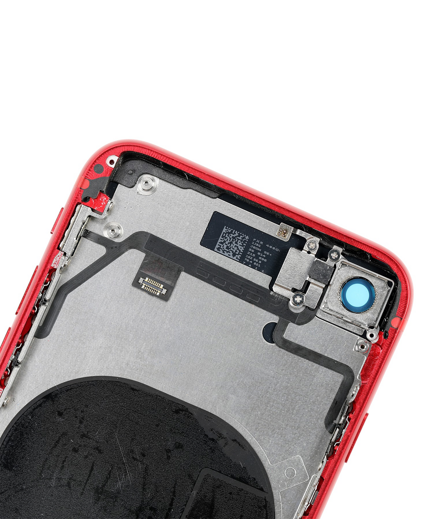 Back Housing W/ Small Parts For iPhone 8 (Used OEM Pull: Grade A) (Red)