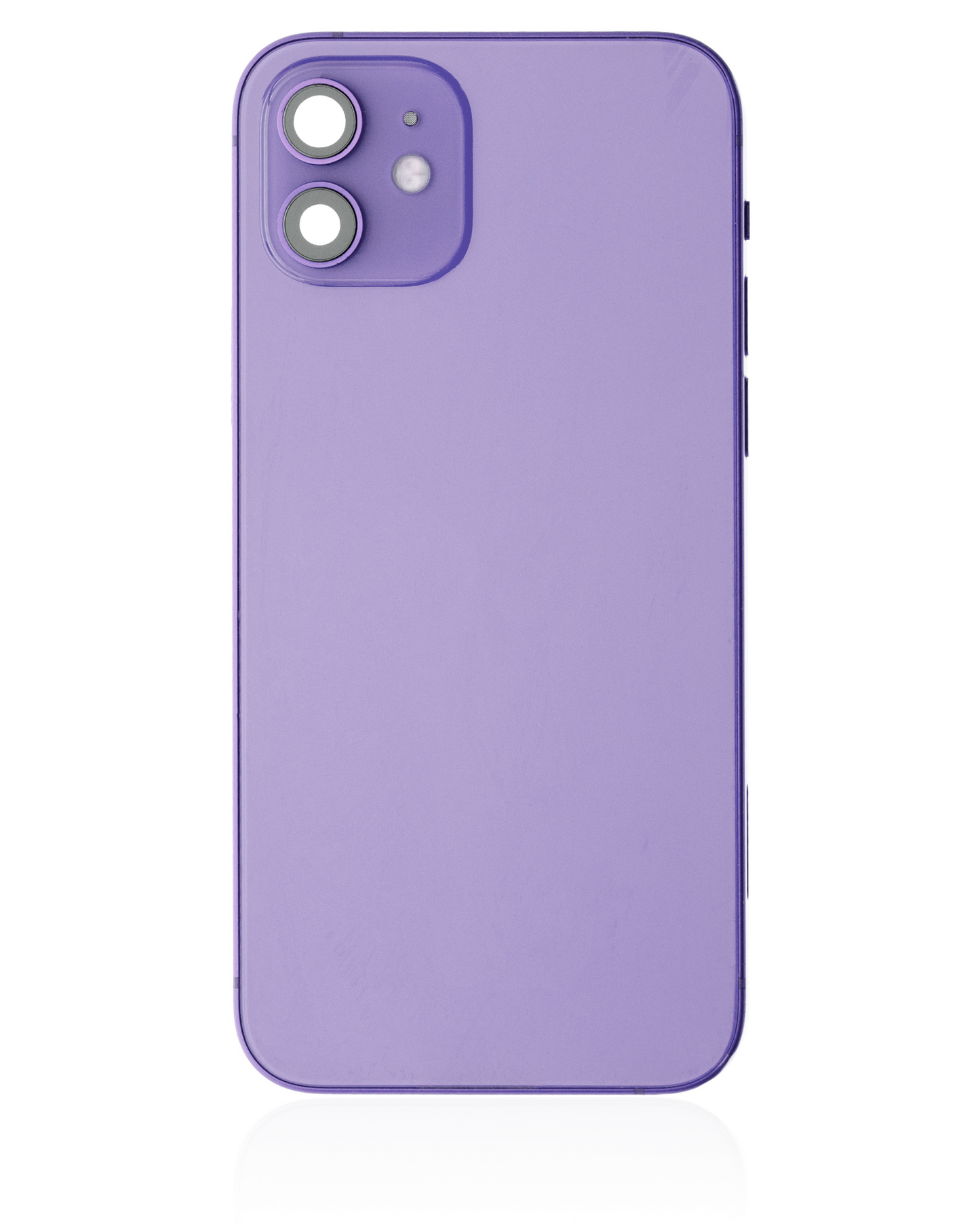 Back Housing W/ Small Parts For iPhone 12 (US Version) (Used OEM Pull: Grade B) (Purple)