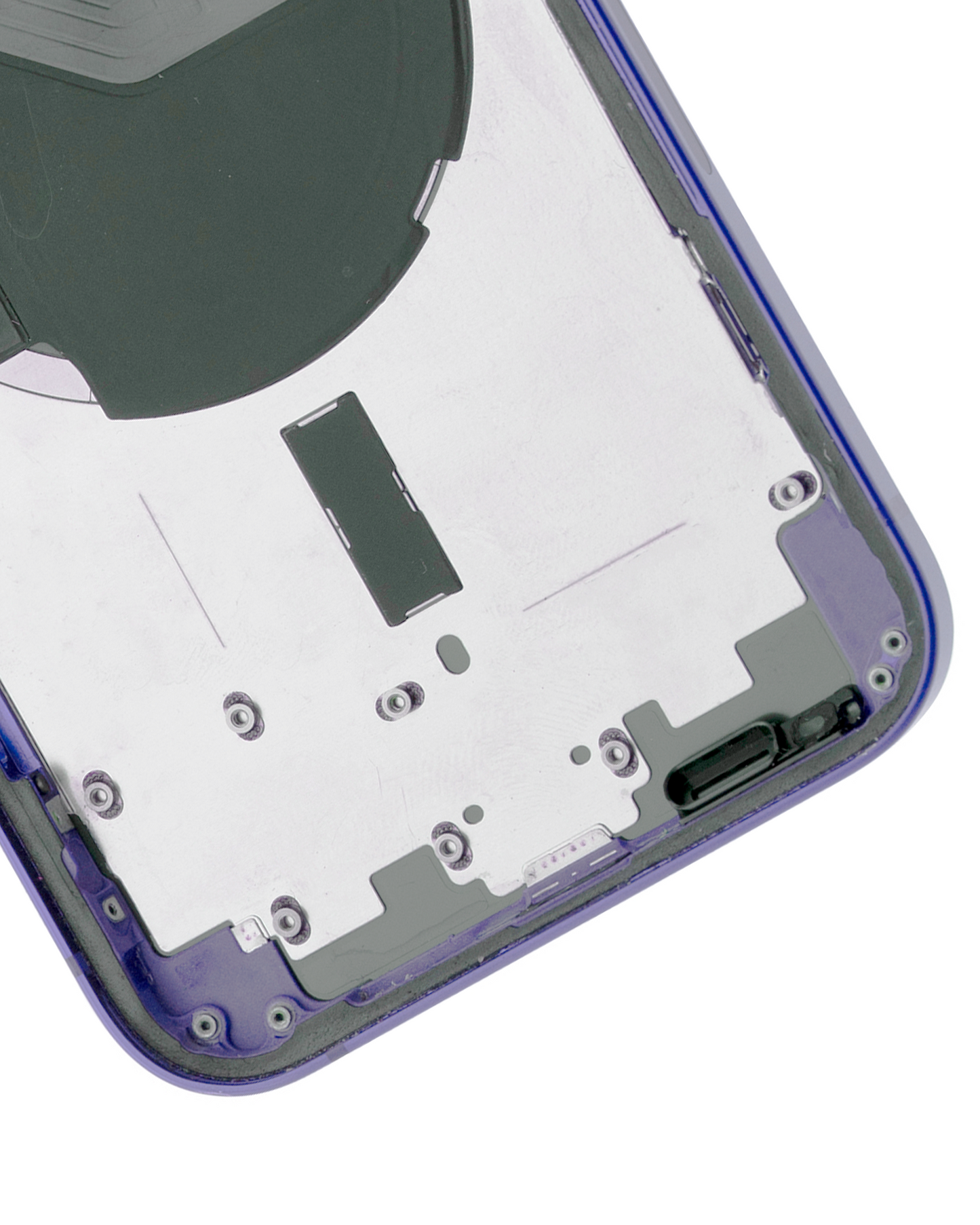 Back Housing W/ Small Parts For iPhone 12 (US Version) (Used OEM Pull: Grade B) (Purple)