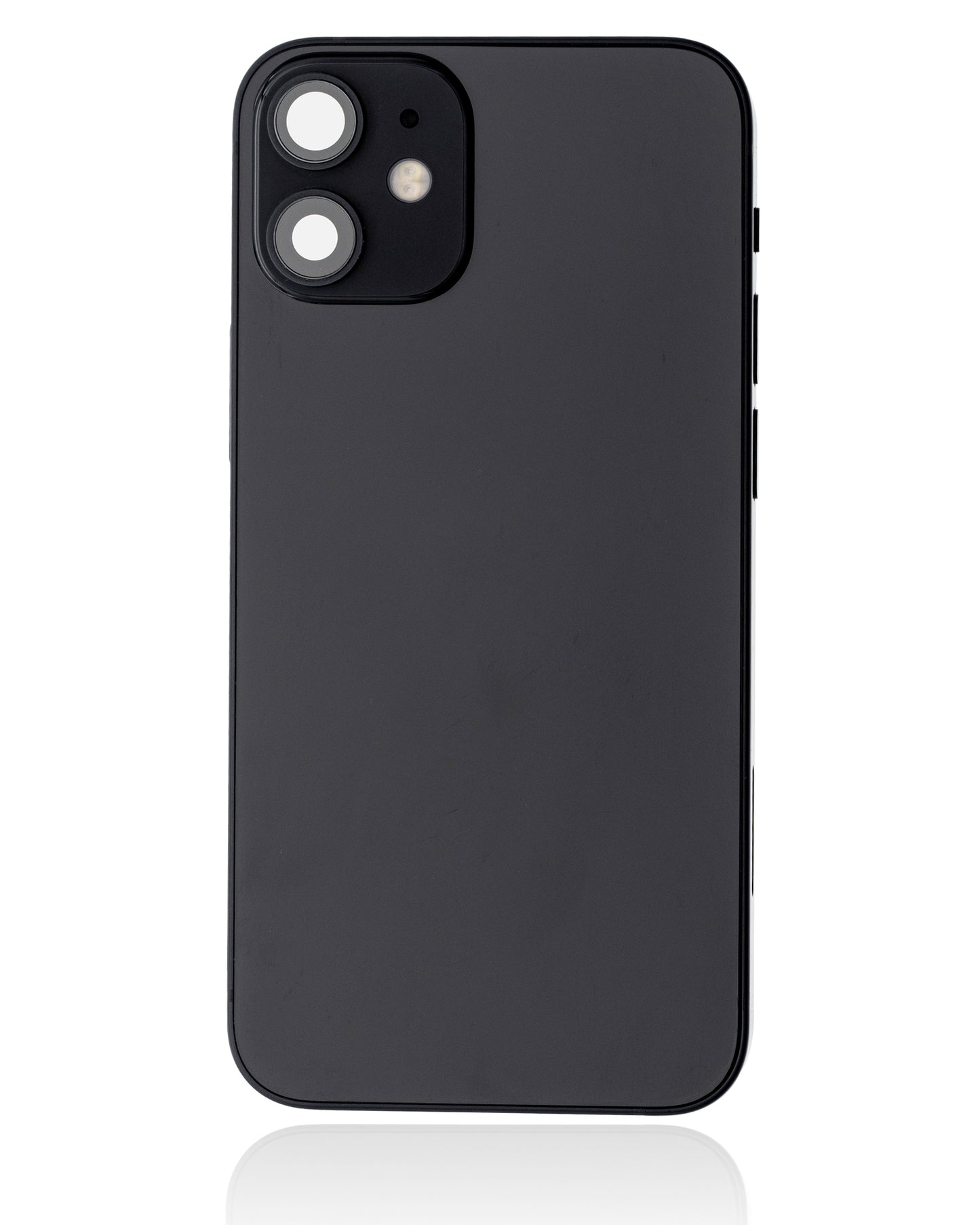 Back Housing W/ Small Parts For iPhone 12 Mini (US Version) (Used OEM Pull: Grade B) (Black)