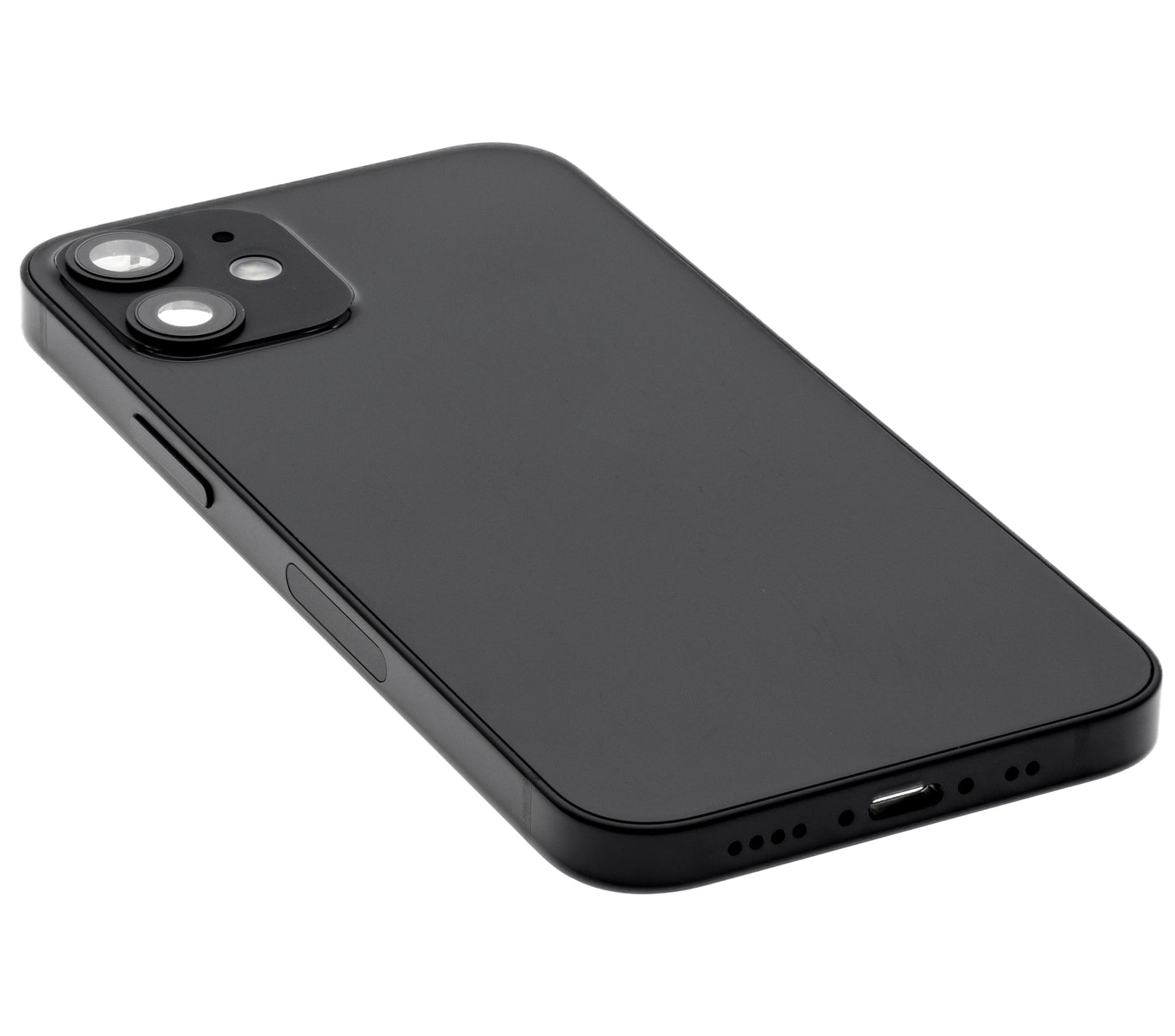 Back Housing W/ Small Parts For iPhone 12 Mini (US Version) (Used OEM Pull: Grade B) (Black)