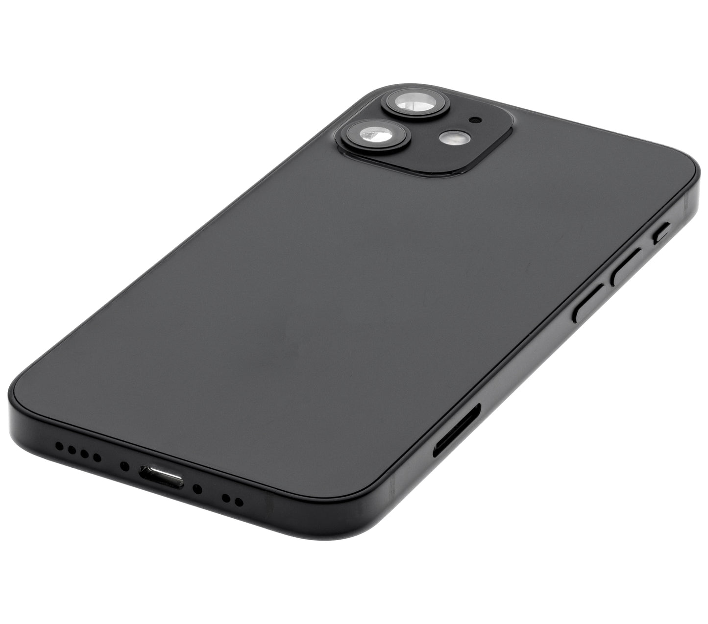 Back Housing W/ Small Parts For iPhone 12 Mini (EU / Global Version) (Used OEM Pull: Grade A) (Black)