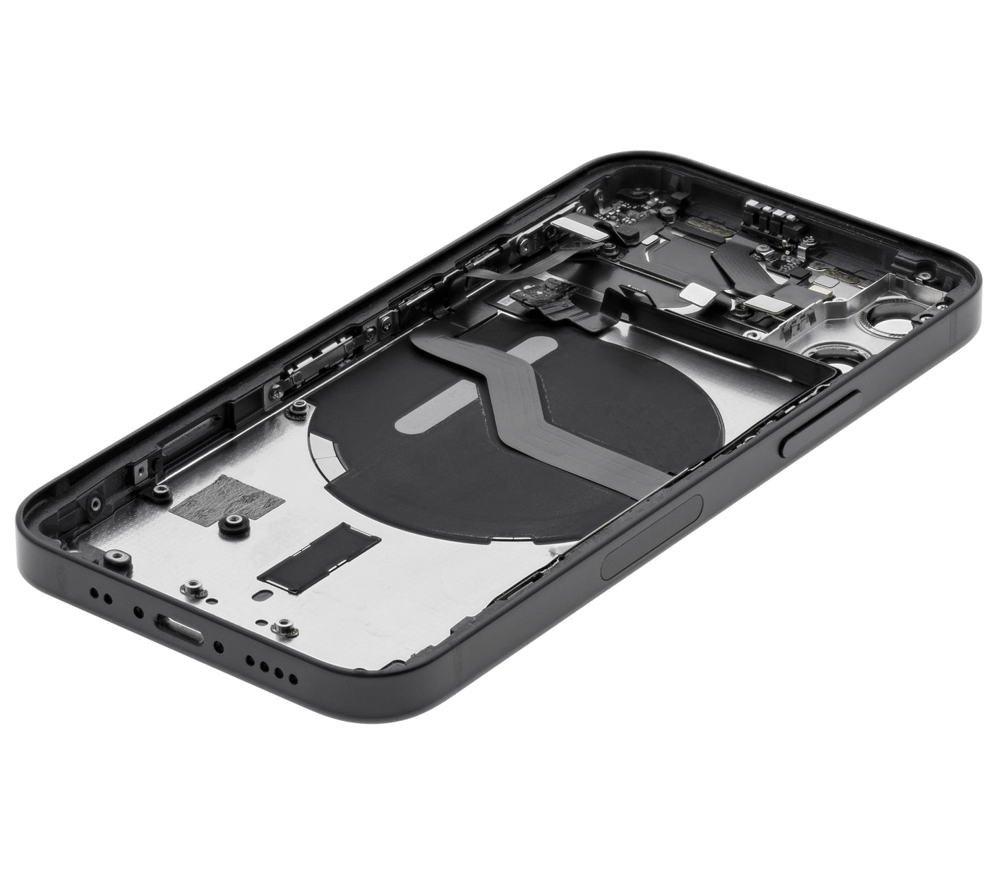 Back Housing W/ Small Parts For iPhone 12 Mini (EU / Global Version) (Used OEM Pull: Grade A) (Black)