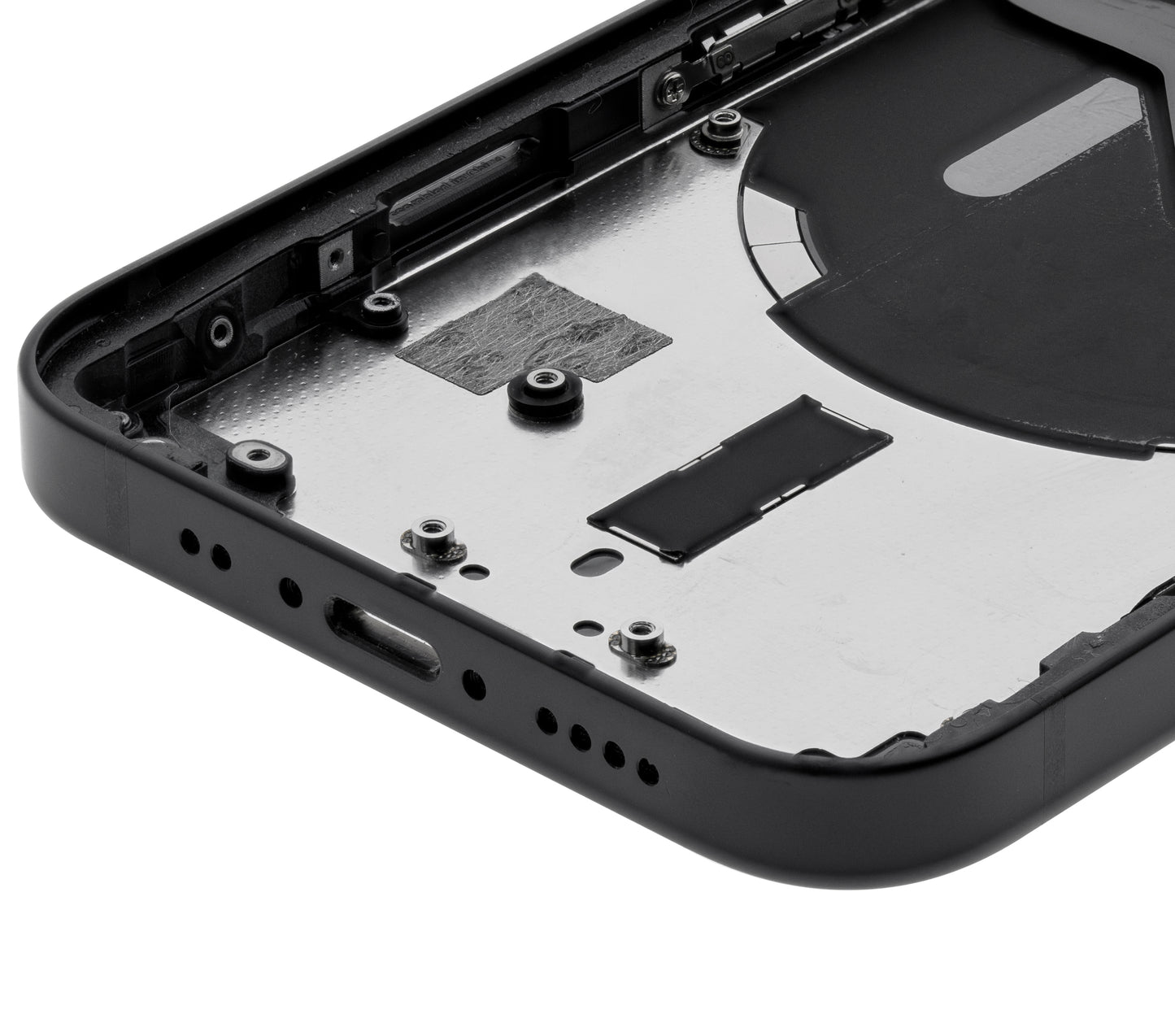 Back Housing W/ Small Parts For iPhone 12 Mini (US Version) (Used OEM Pull: Grade B) (Black)