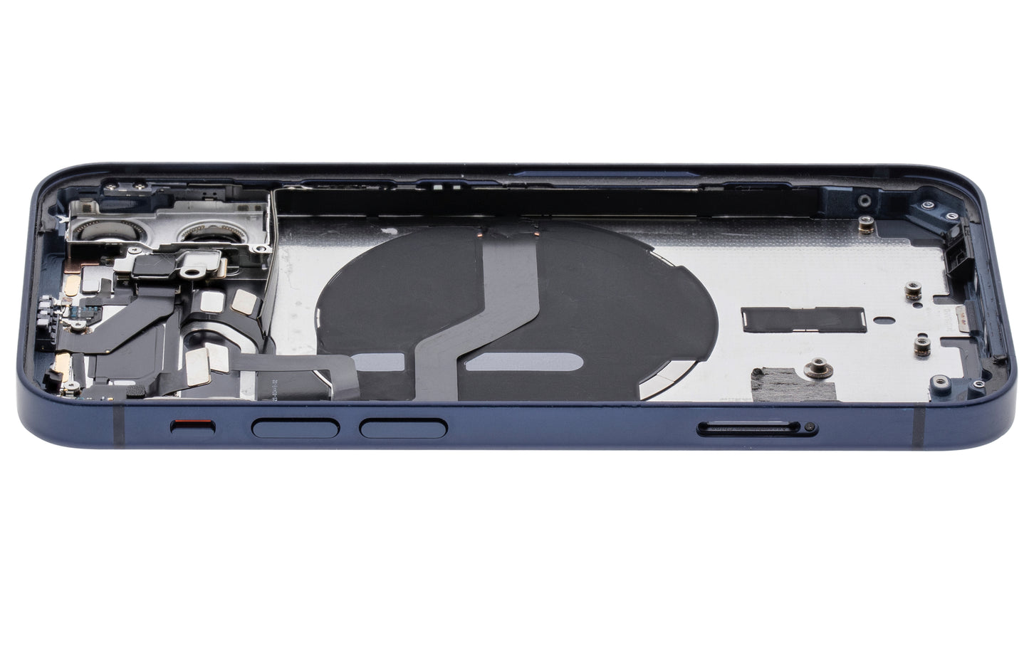 Back Housing W/ Small Parts For iPhone 12 Mini (EU / Global Version) (Used OEM Pull: Grade A) (Blue)