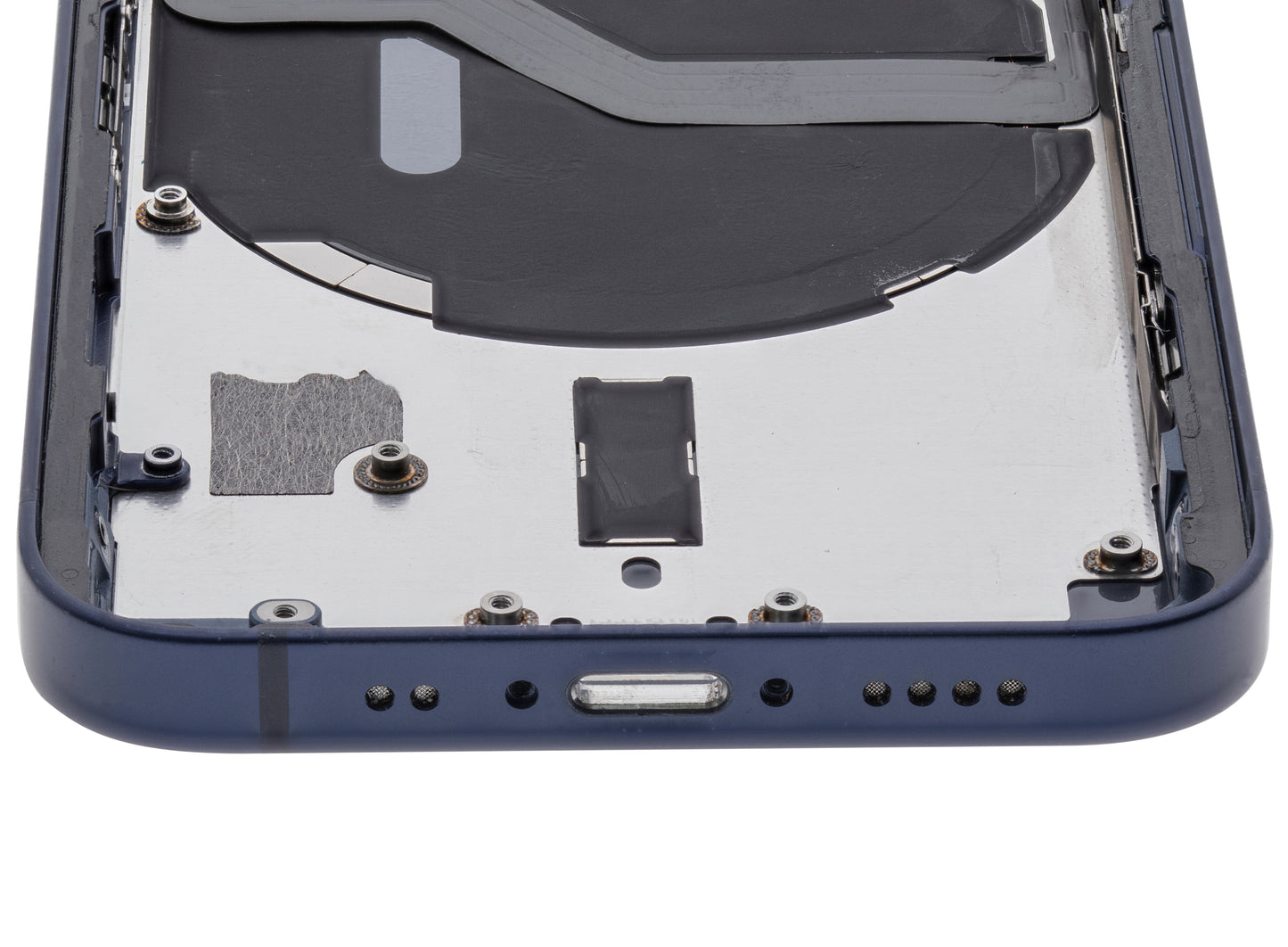 Back Housing W/ Small Parts For iPhone 12 Mini (EU / Global Version) (Used OEM Pull: Grade B) (Blue)