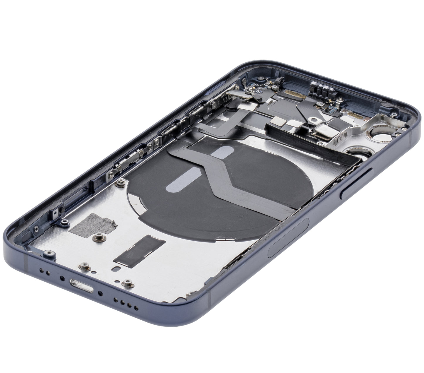 Back Housing W/ Small Parts For iPhone 12 Mini (US Version) (Used OEM Pull: Grade A) (Blue)