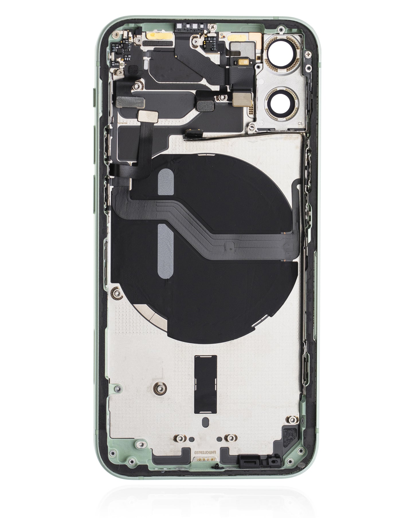 Back Housing W/ Small Parts For iPhone 12 Mini (US Version) (Used OEM Pull: Grade C) (Green)