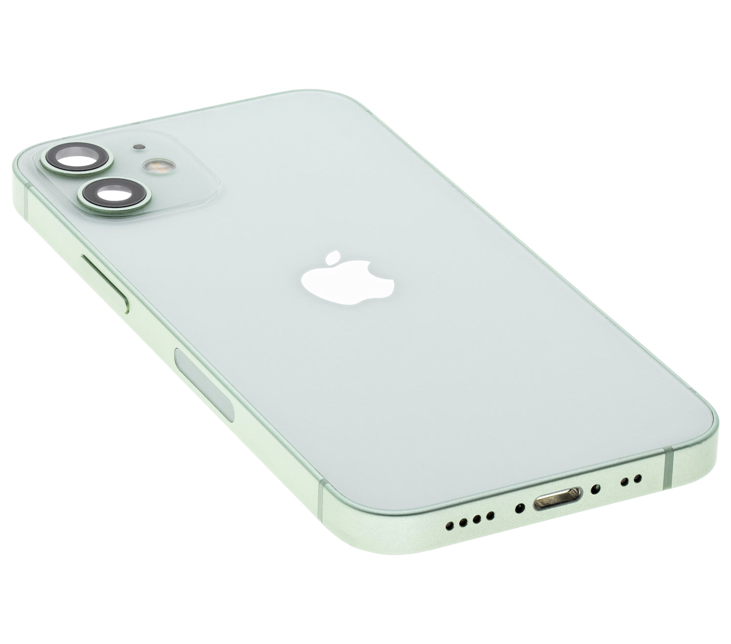 Back Housing W/ Small Parts For iPhone 12 Mini (US Version) (Used OEM Pull: Grade B) (Green)