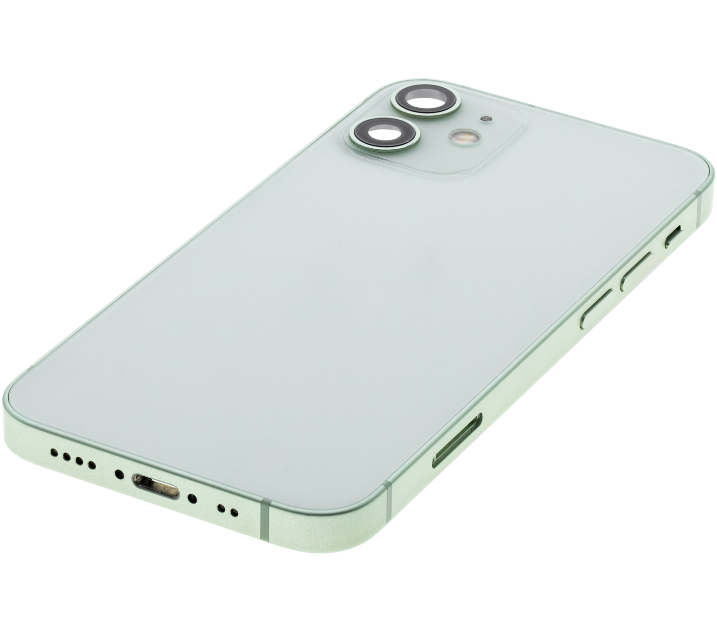 Back Housing W/ Small Parts For iPhone 12 Mini (US Version) (Used OEM Pull: Grade B) (Green)