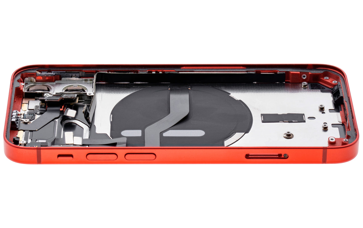 Back Housing W/ Small Parts For iPhone 12 Mini (US Version) (Used OEM Pull: Grade A) (Red)