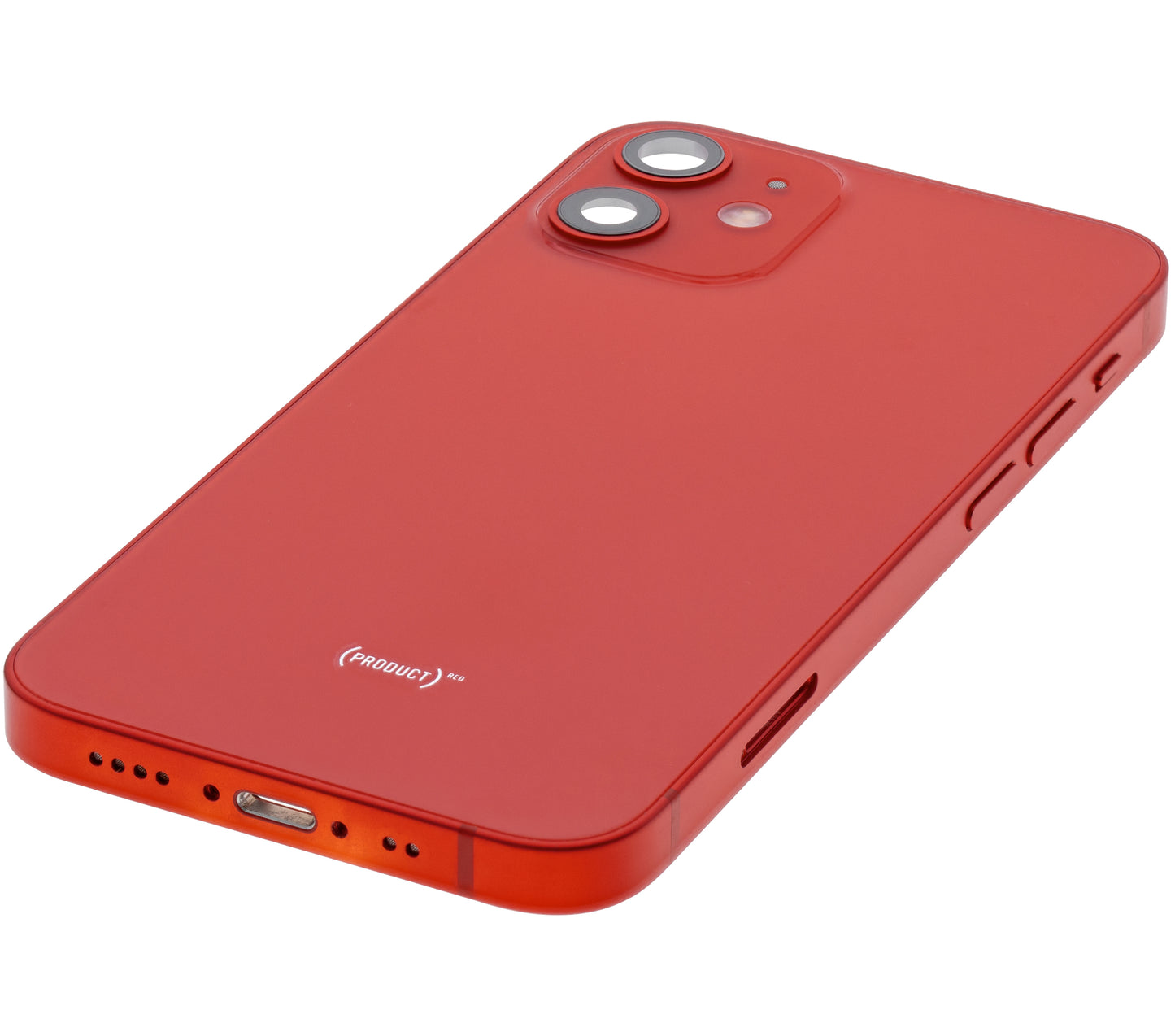 Back Housing W/ Small Parts For iPhone 12 Mini (US Version) (Used OEM Pull: Grade B) (Red)