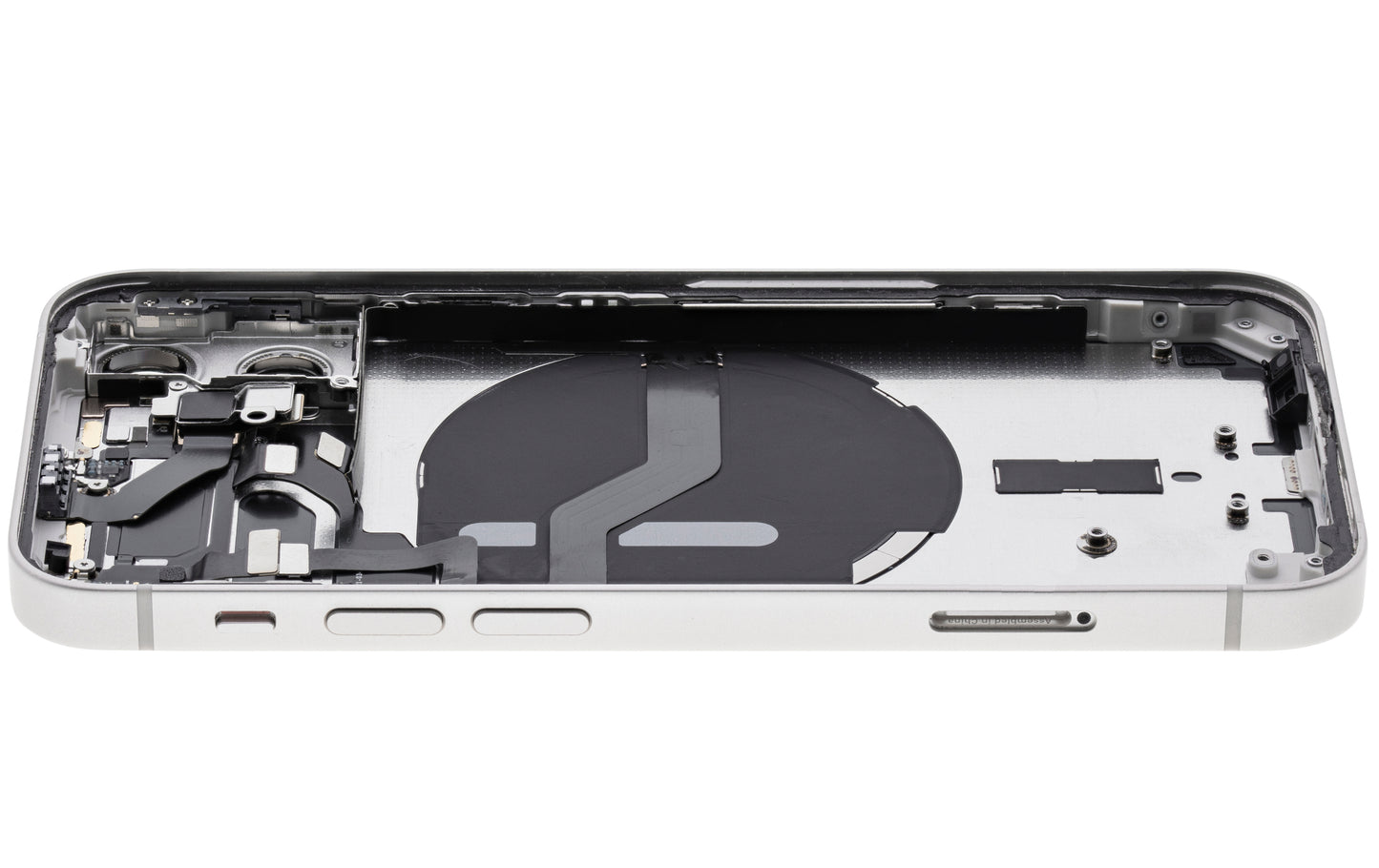 Back Housing W/ Small Parts For iPhone 12 Mini (US Version) (Used OEM Pull: Grade A) (White)