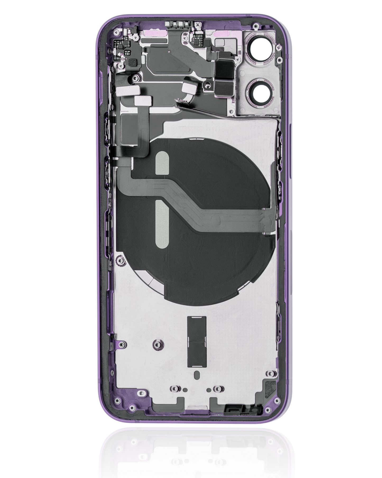 Back Housing W/ Small Parts For iPhone 12 Mini (EU / Global Version) (Used OEM Pull: Grade A) (Purple)