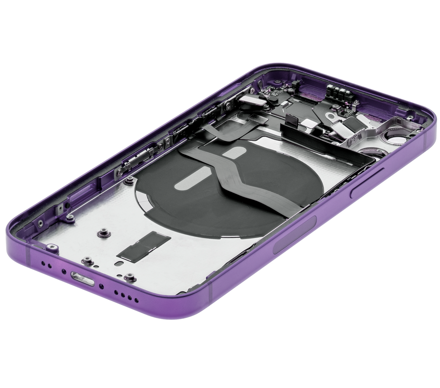 Back Housing W/ Small Parts For iPhone 12 Mini (US Version) (Used OEM Pull: Grade C) (Purple)