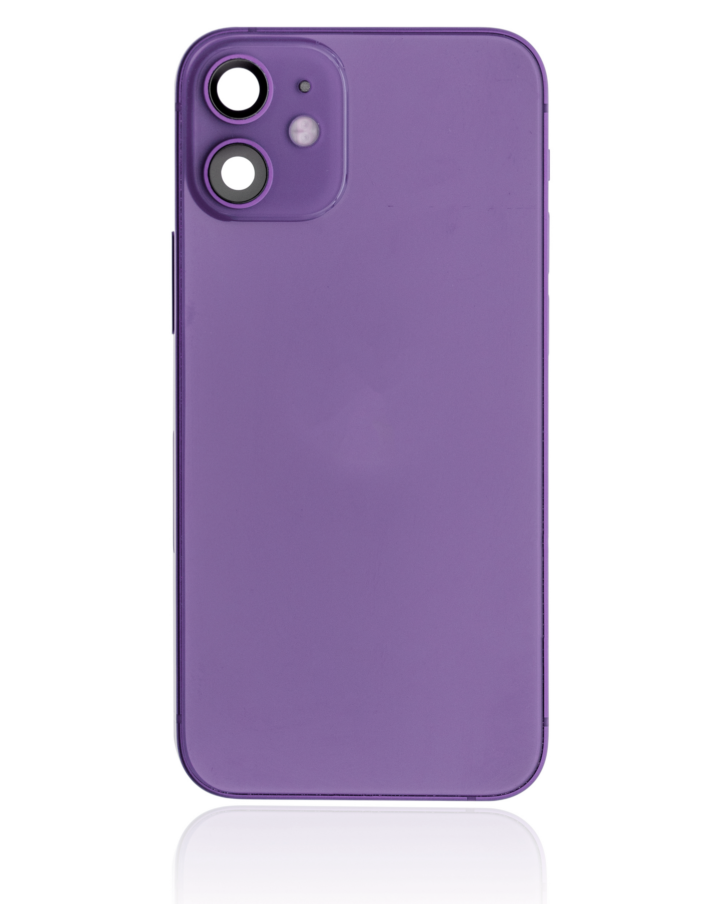 Back Housing W/ Small Parts For iPhone 12 Mini (US Version) (Used OEM Pull: Grade C) (Purple)