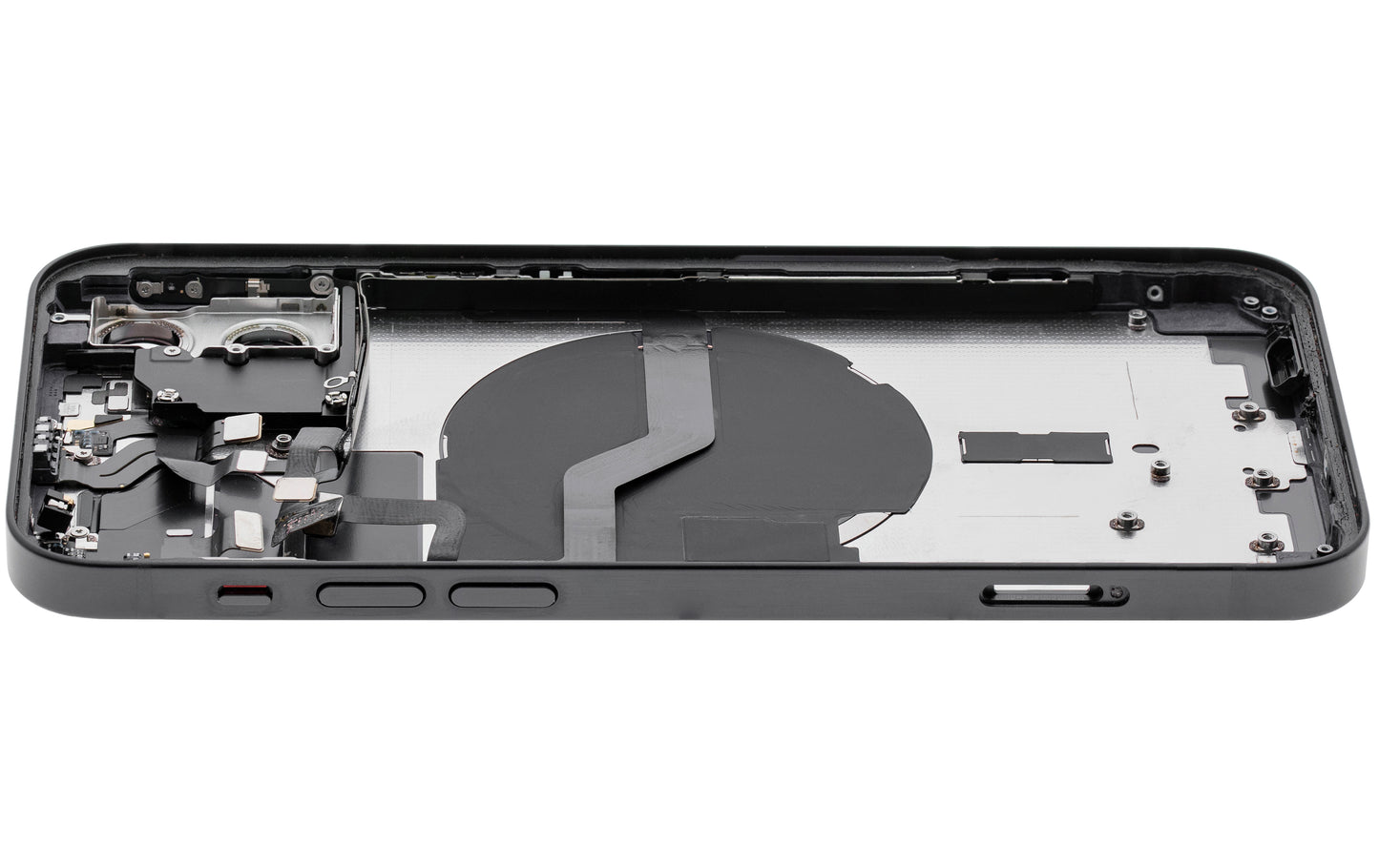 Back Housing W/ Small Parts For iPhone 12 (US Version) (Used OEM Pull: Grade B) (Black)