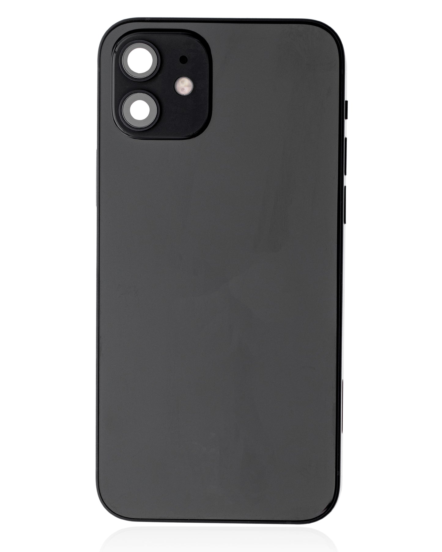 Back Housing W/ Small Parts For iPhone 12 (US Version) (Used OEM Pull: Grade B) (Black)