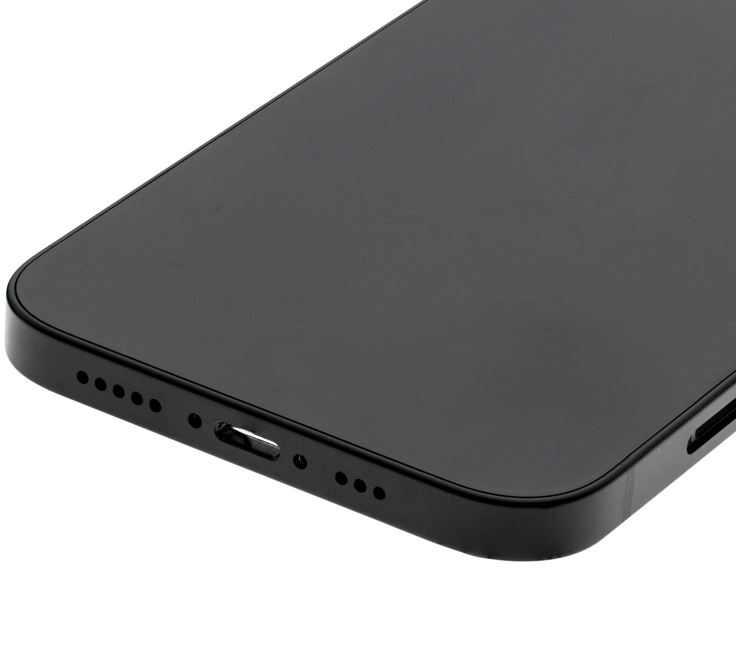 Back Housing W/ Small Parts For iPhone 12 (US Version) (Used OEM Pull: Grade C) (Black)