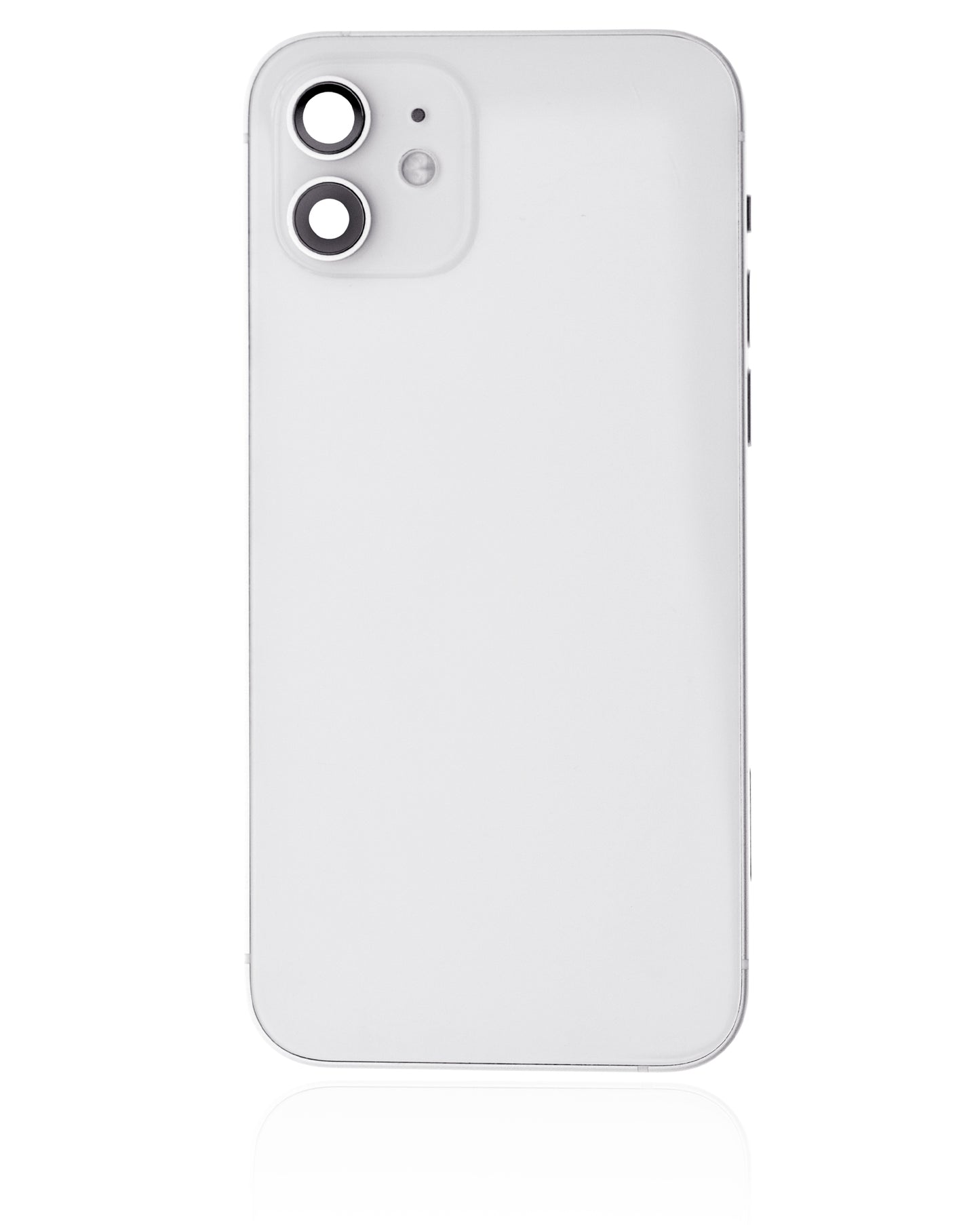 Back Housing W/ Small Parts For iPhone 12 (US Version) (Used OEM Pull: Grade A) (White)