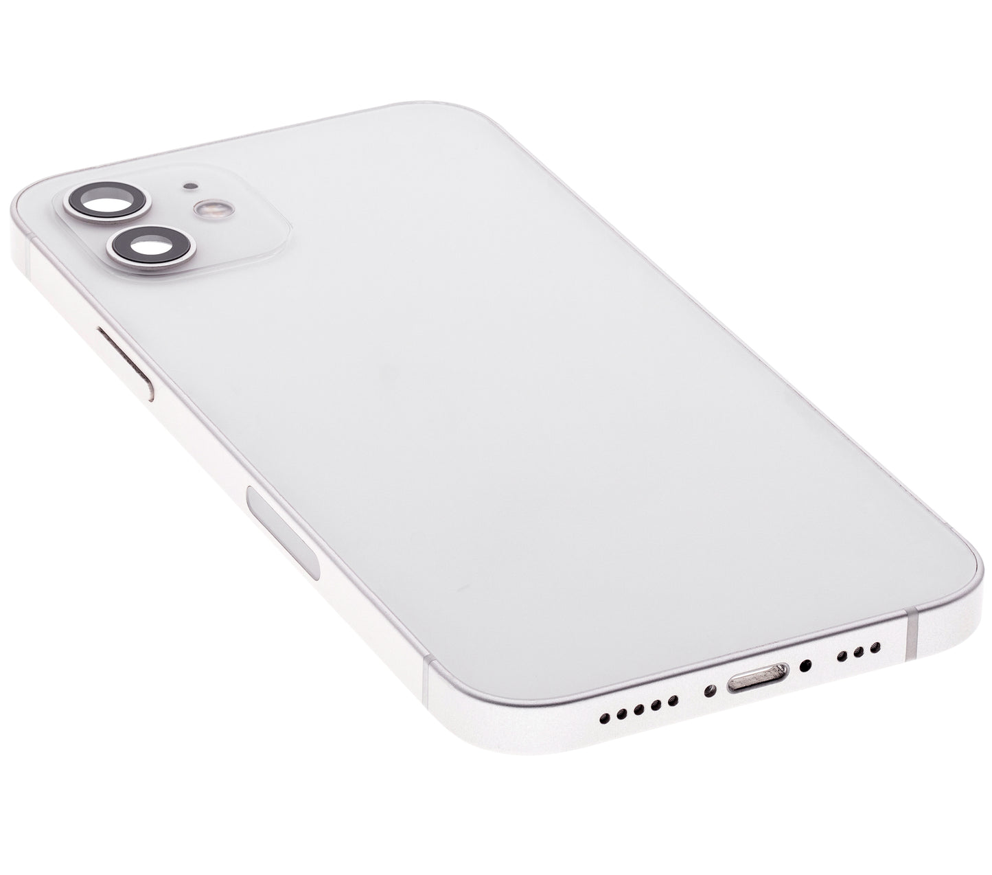 Back Housing W/ Small Parts For iPhone 12 (US Version) (Used OEM Pull: Grade A) (White)