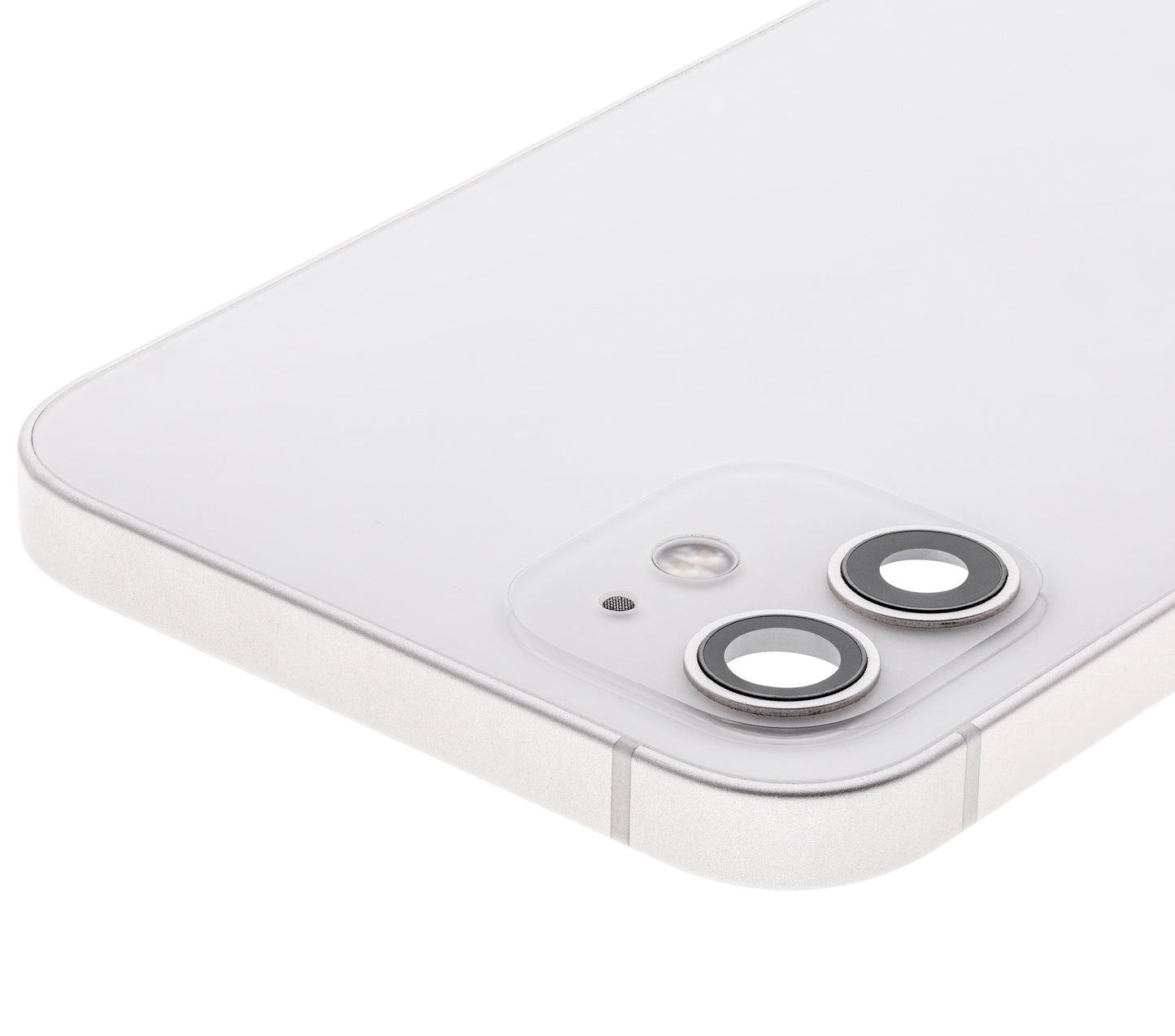 Back Housing W/ Small Parts For iPhone 12 (EU / Global Version) (Used OEM Pull: Grade A) (White)