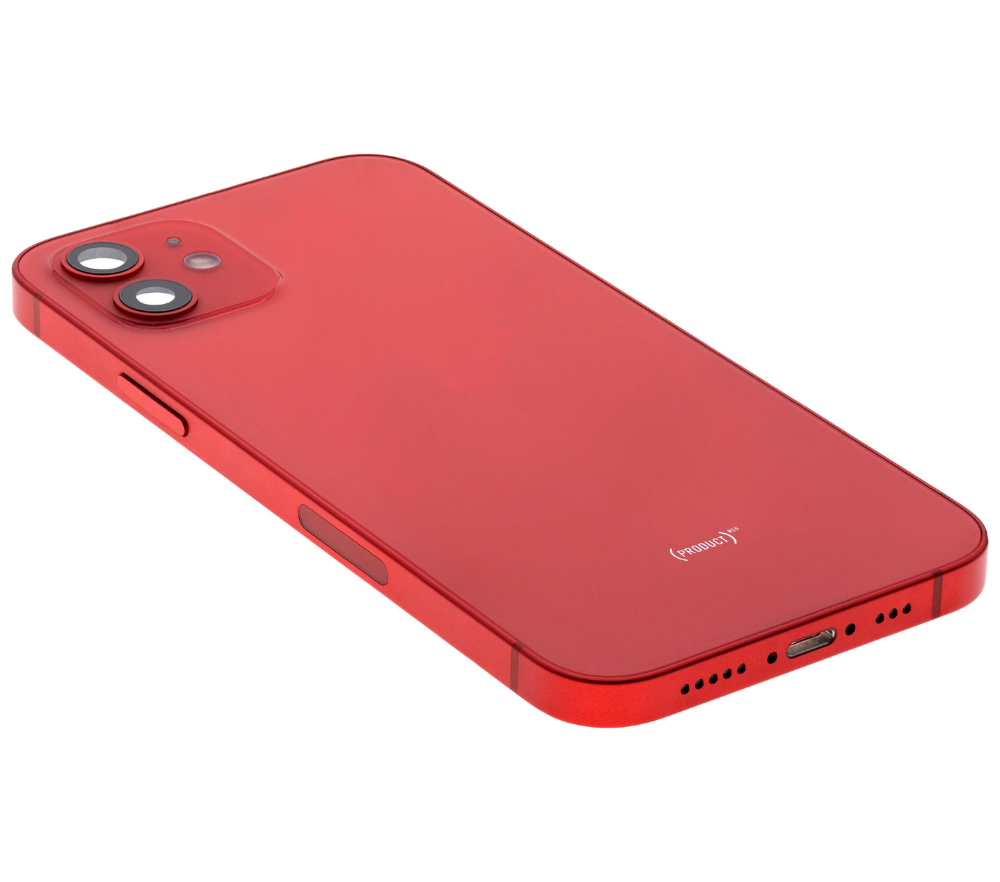 Back Housing W/ Small Parts For iPhone 12 (US Version) (Used OEM Pull: Grade B) (Red)