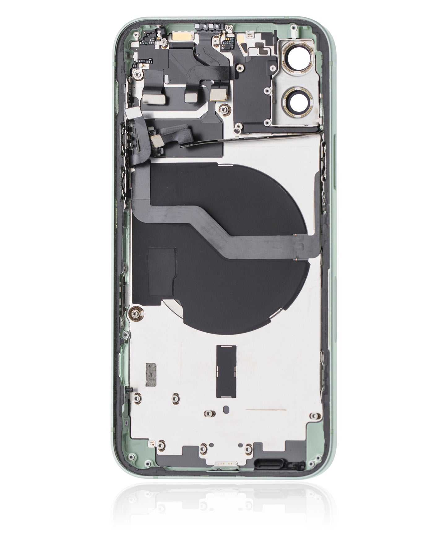 Back Housing W/ Small Parts For iPhone 12 (US Version) (Used OEM Pull: Grade A) (Green)