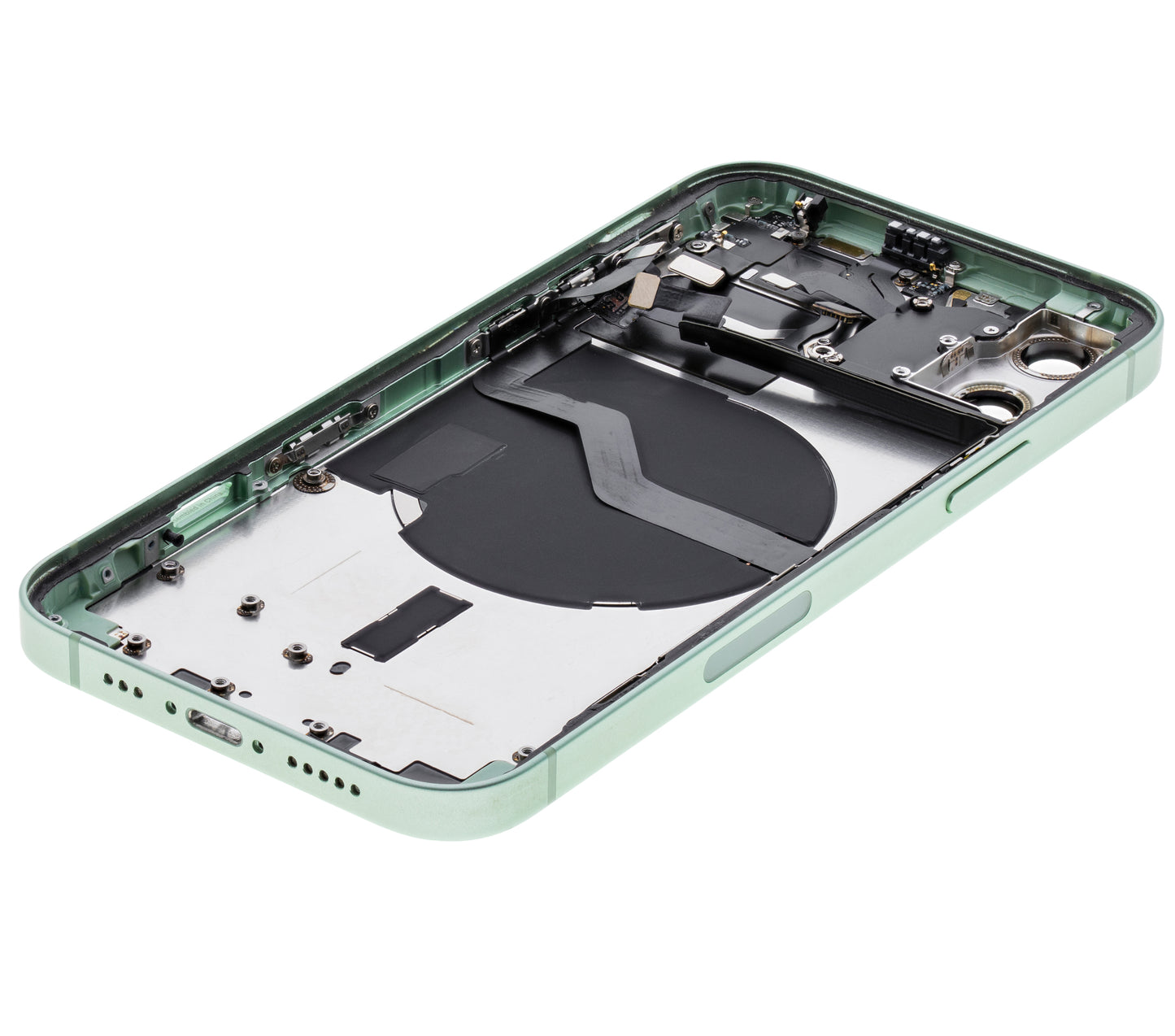 Back Housing W/ Small Parts For iPhone 12 (US Version) (Used OEM Pull: Grade B) (Green)
